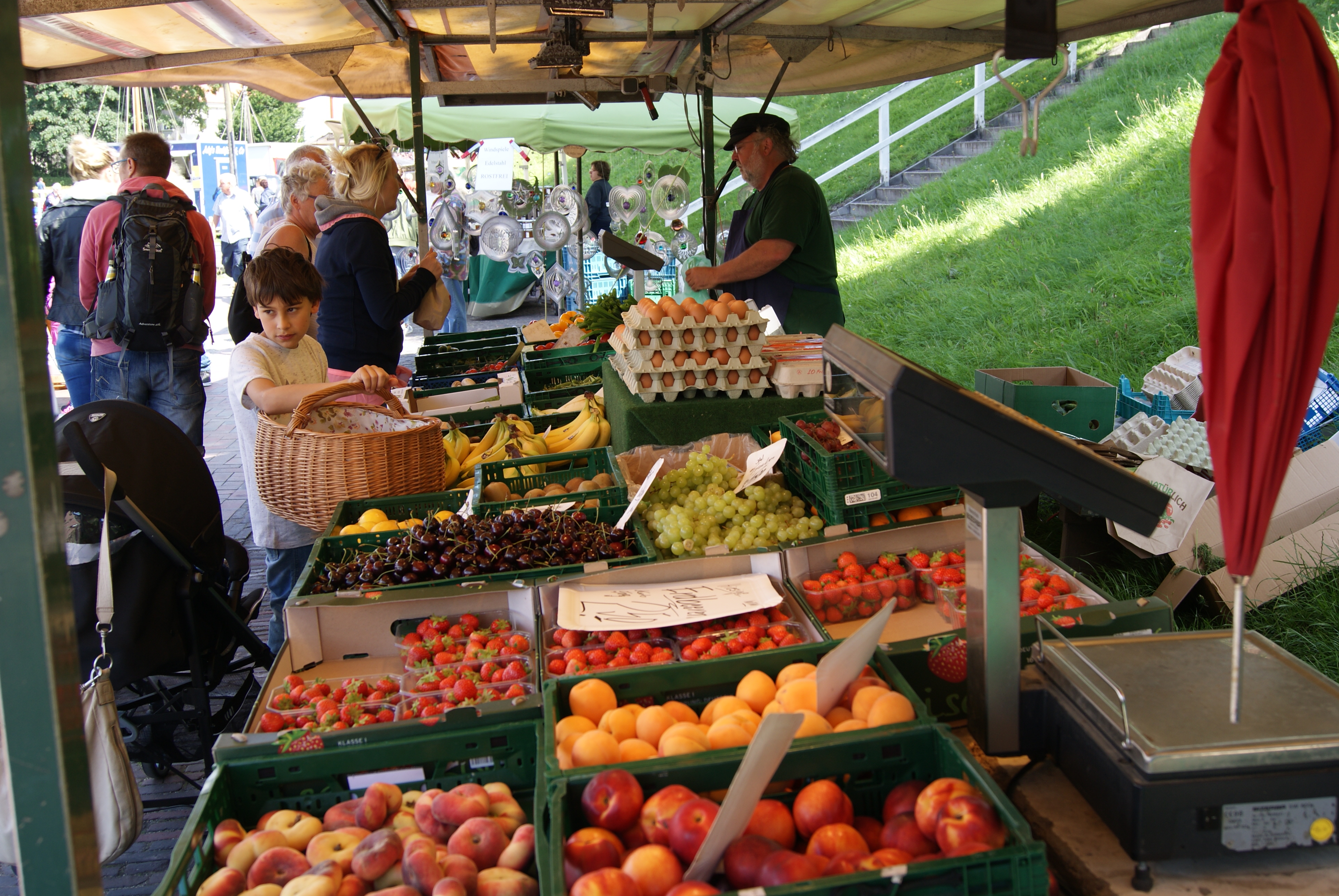 Wochenmarkt in Carolinensiel