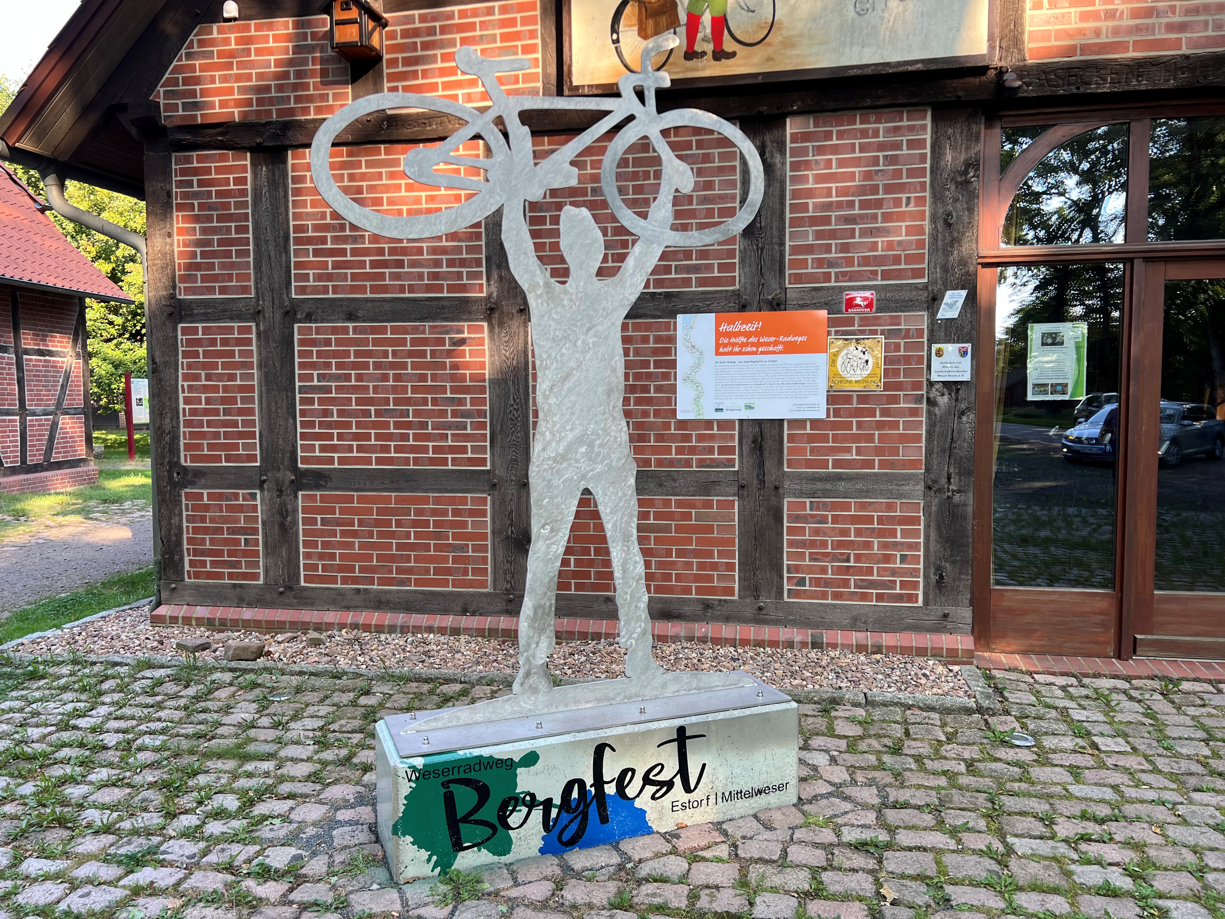 Skulptur "Bergfest"