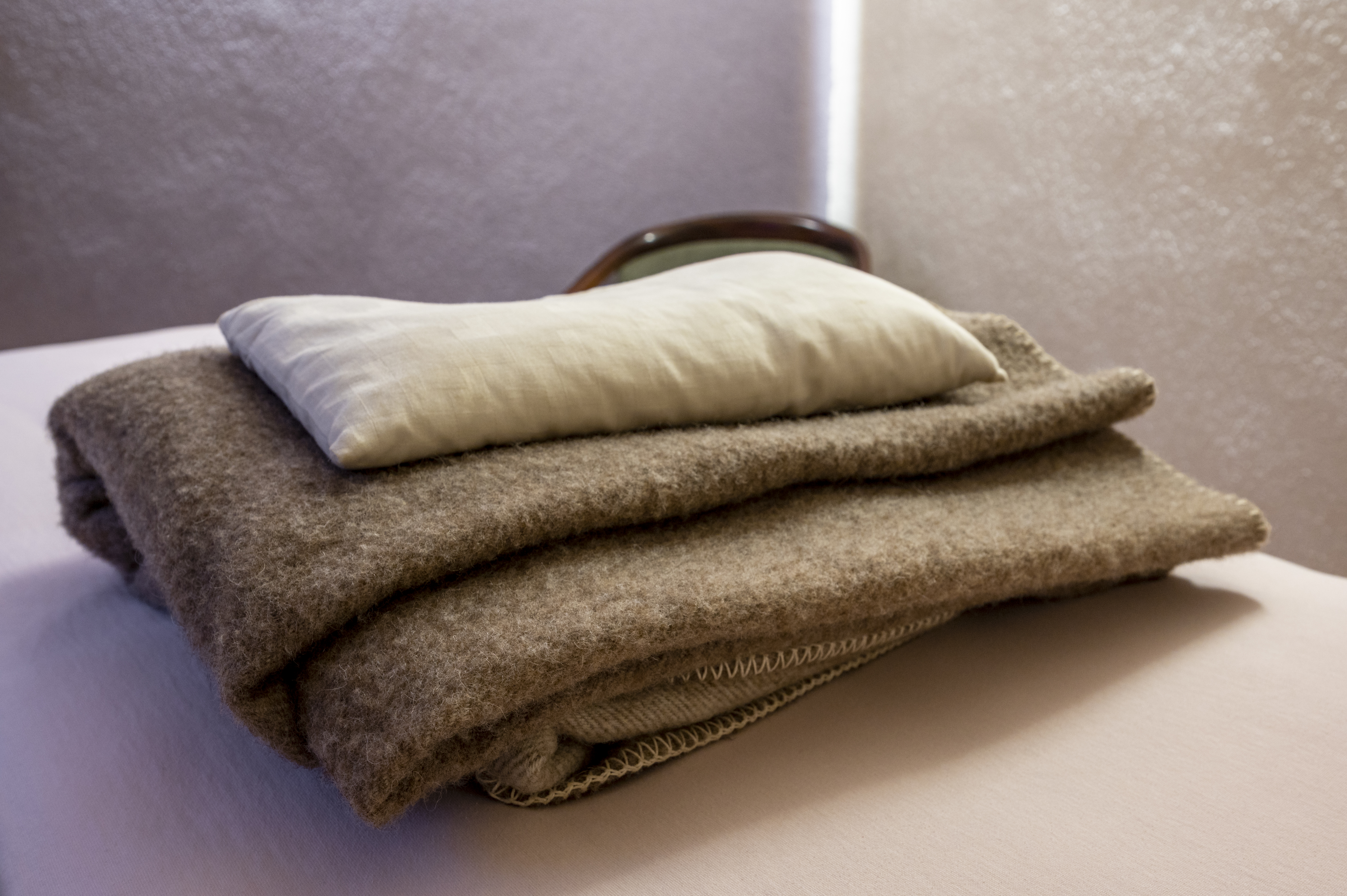 Utensilien des Massagebereiches des Biohotels Kenners Landlust