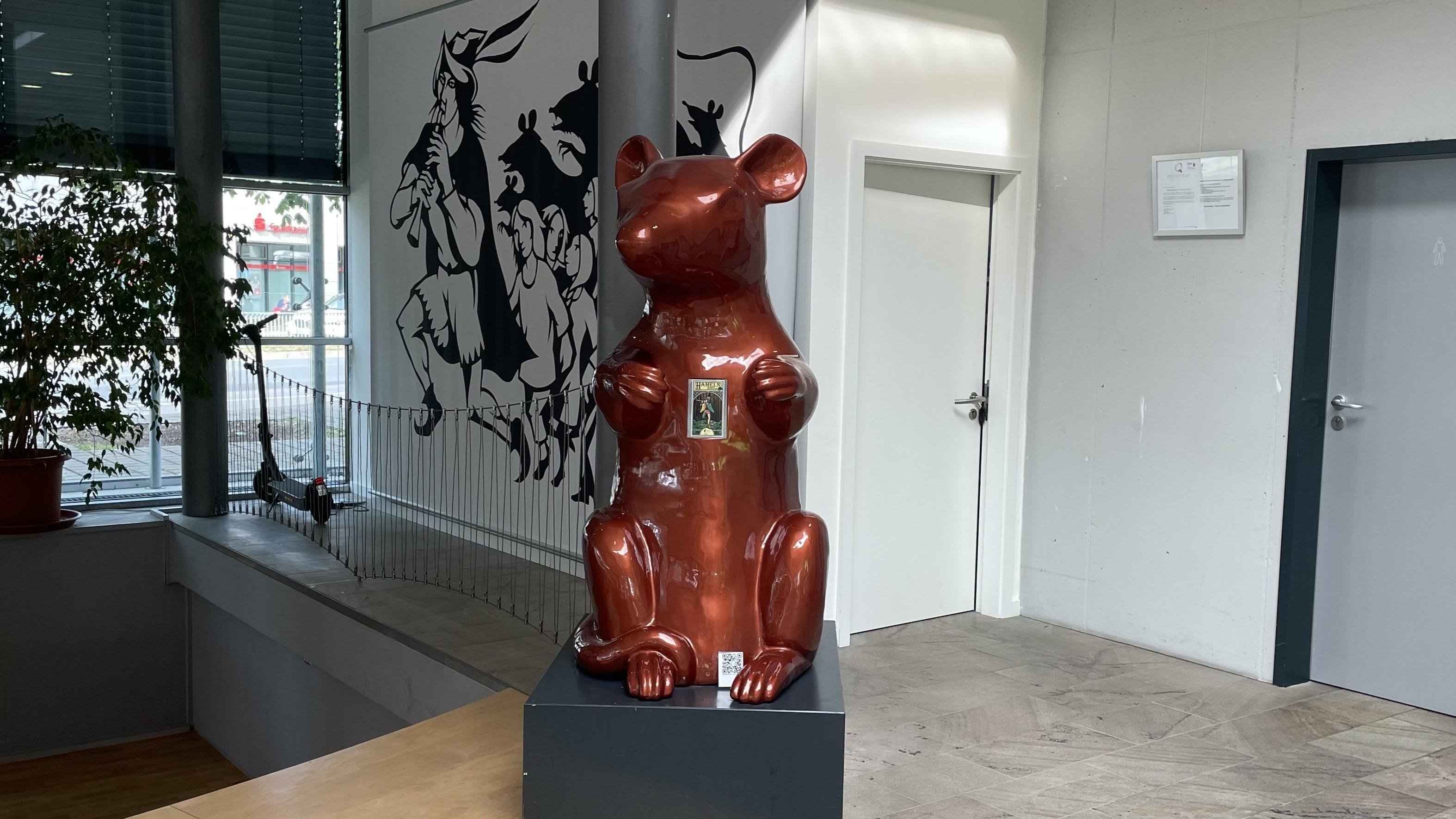 Rattenskulptur "Anna 1284"