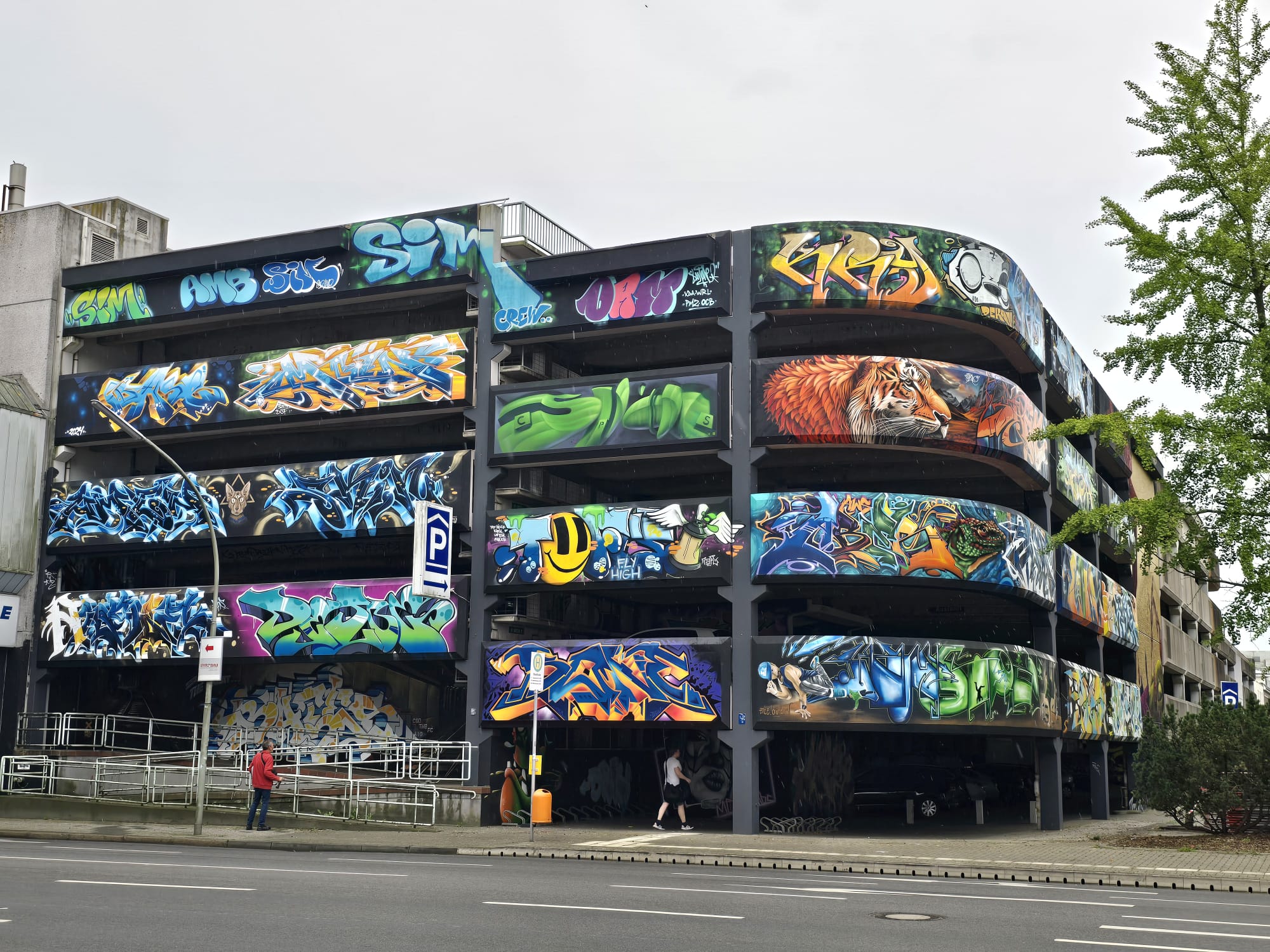 Parkhaus im Zentrum