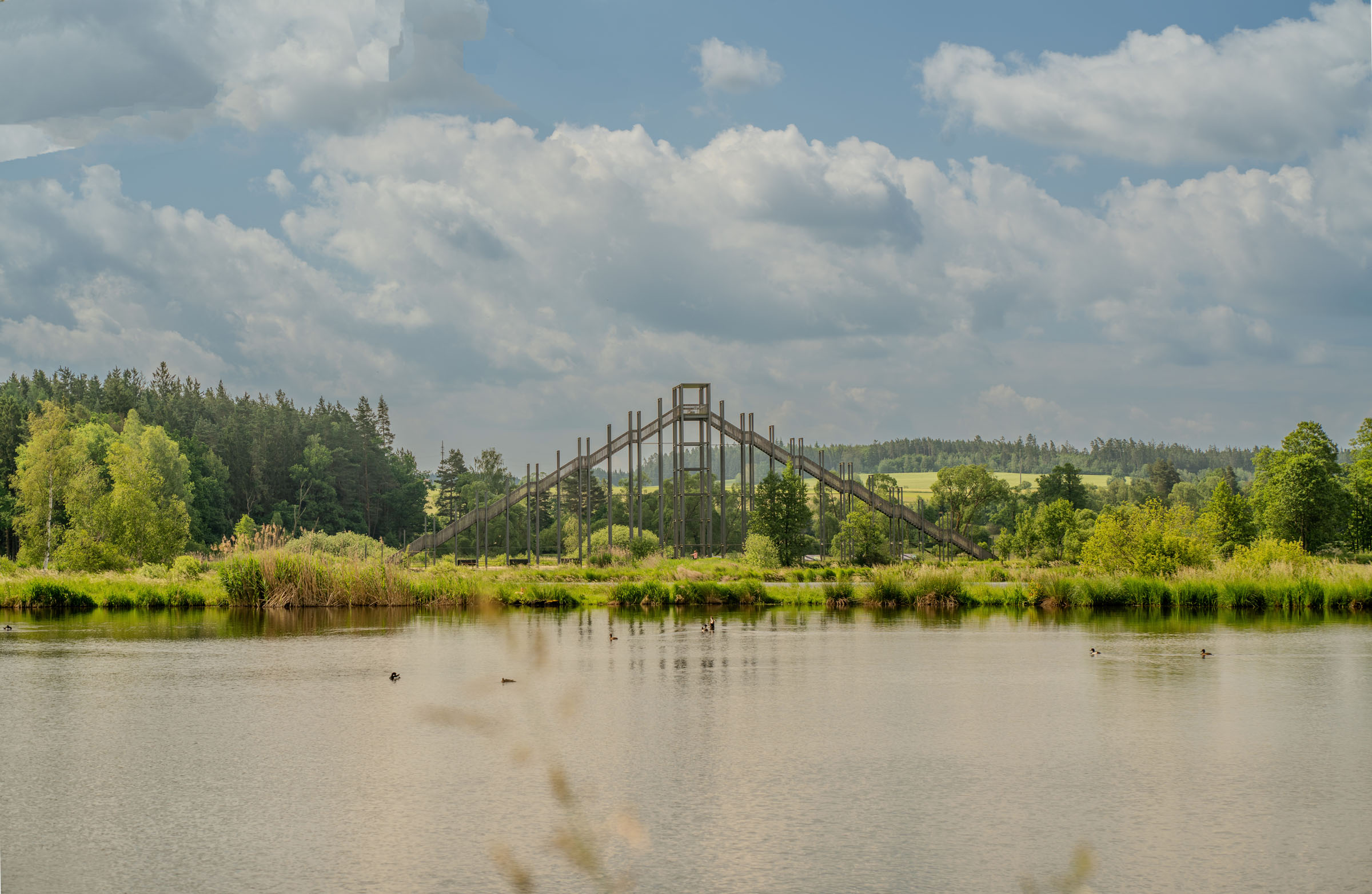 Himmelsleiter - Aussichtsturm am Vizinalbahnradweg