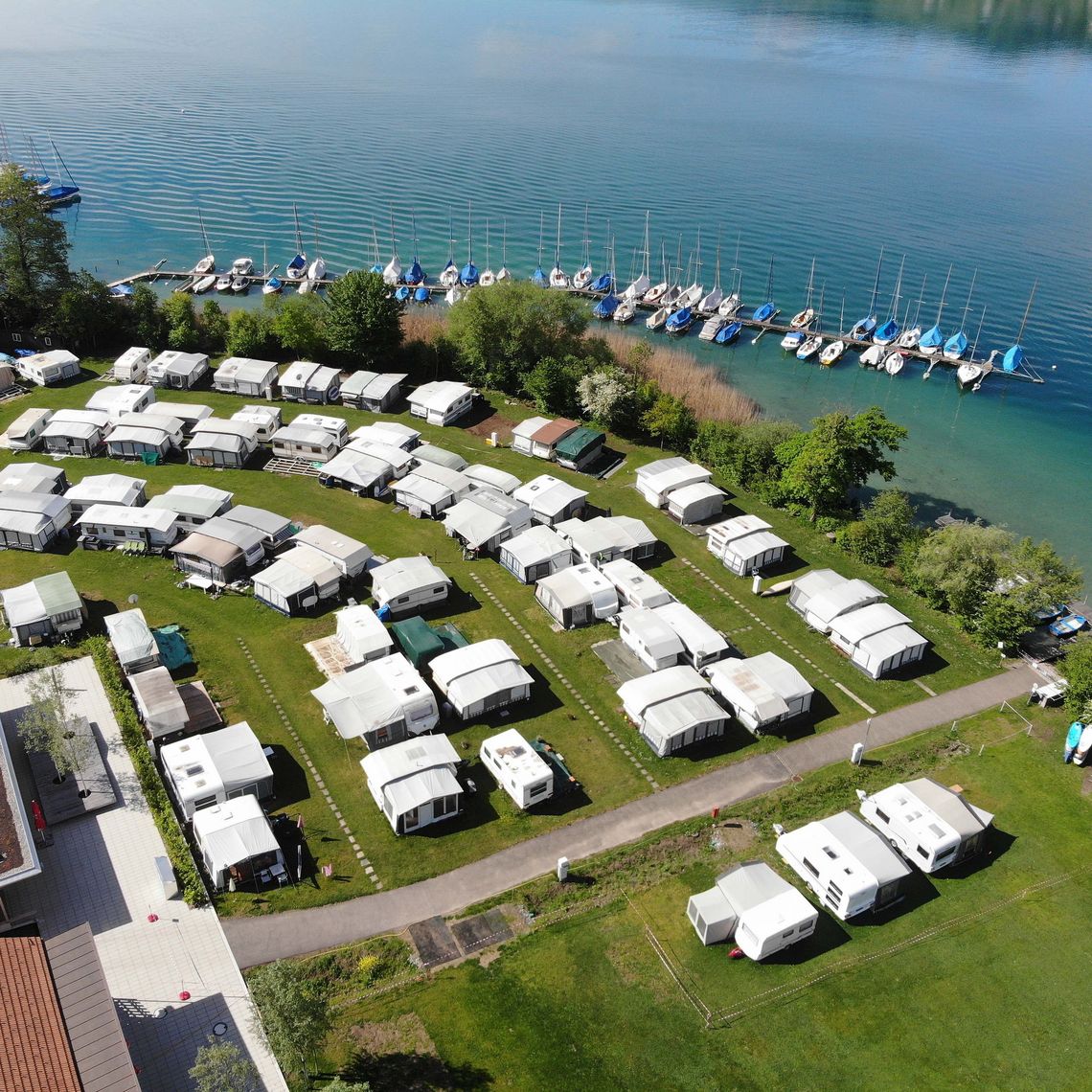 Tennwil_Arbeiterstrandbad Camping_Campingplatz