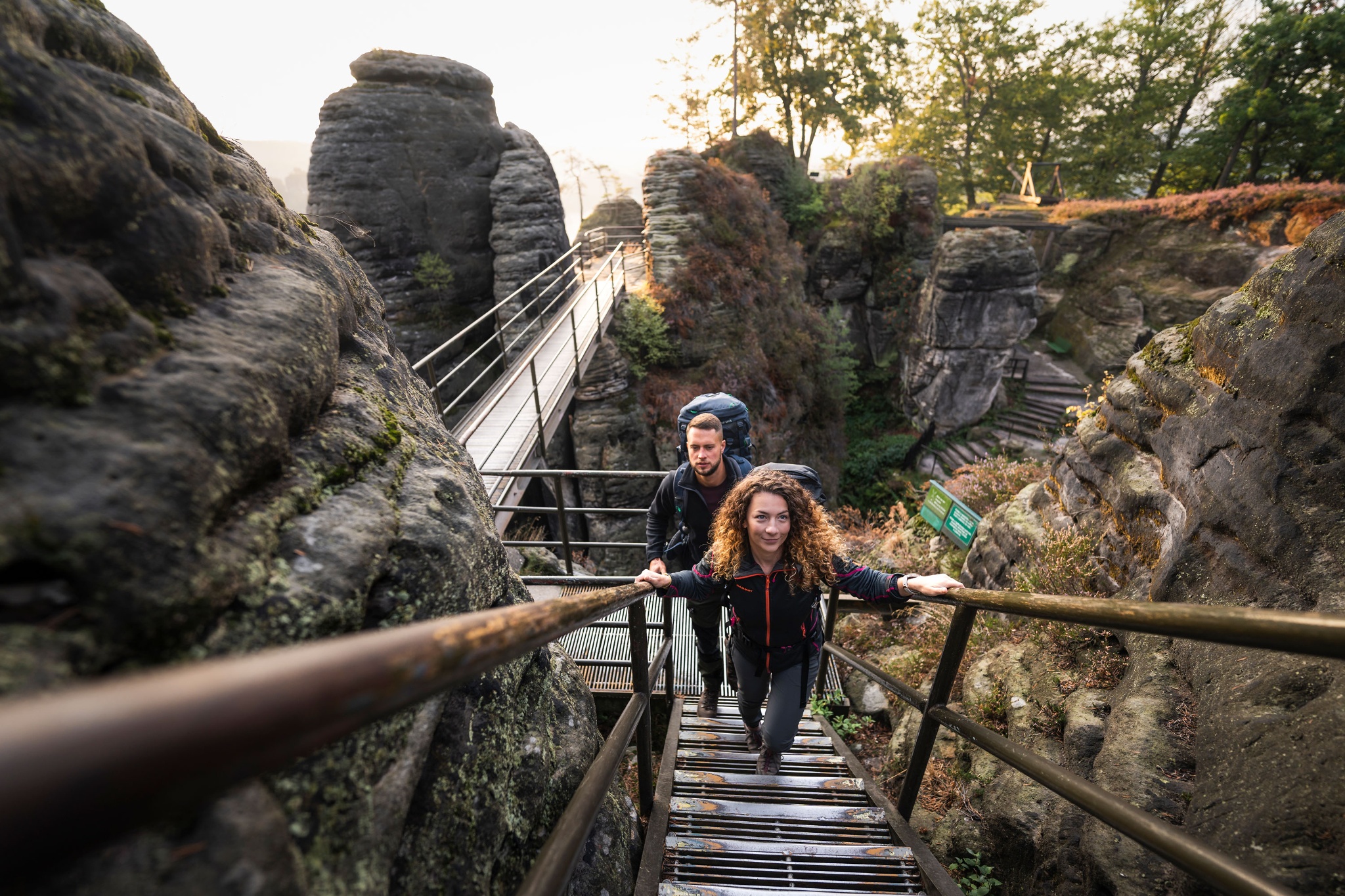 Lohmen: Über die Schwedenlöcher nach Kurort Rathen zur Bastei