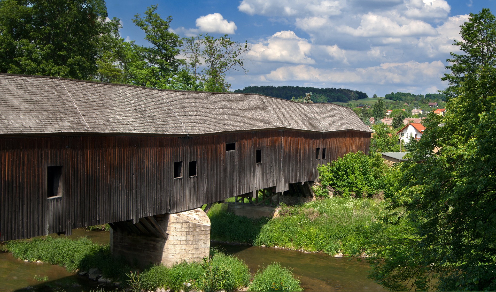 Wünschendorfer Holzbrücke – Motiv
