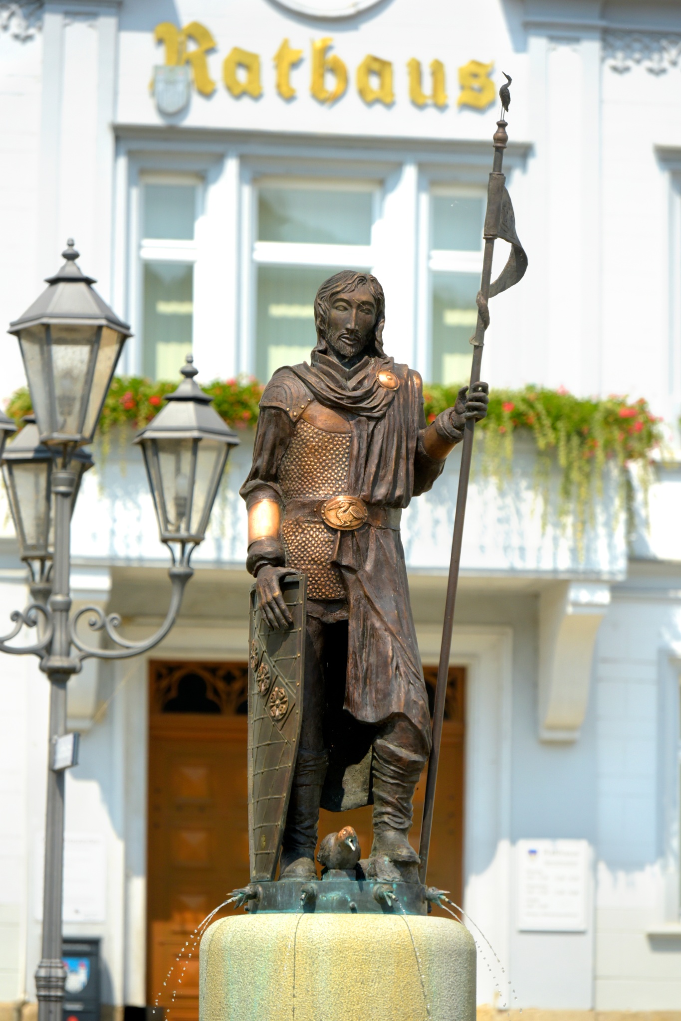 Rathaus Elsterberg mit Marktplatz – Motiv