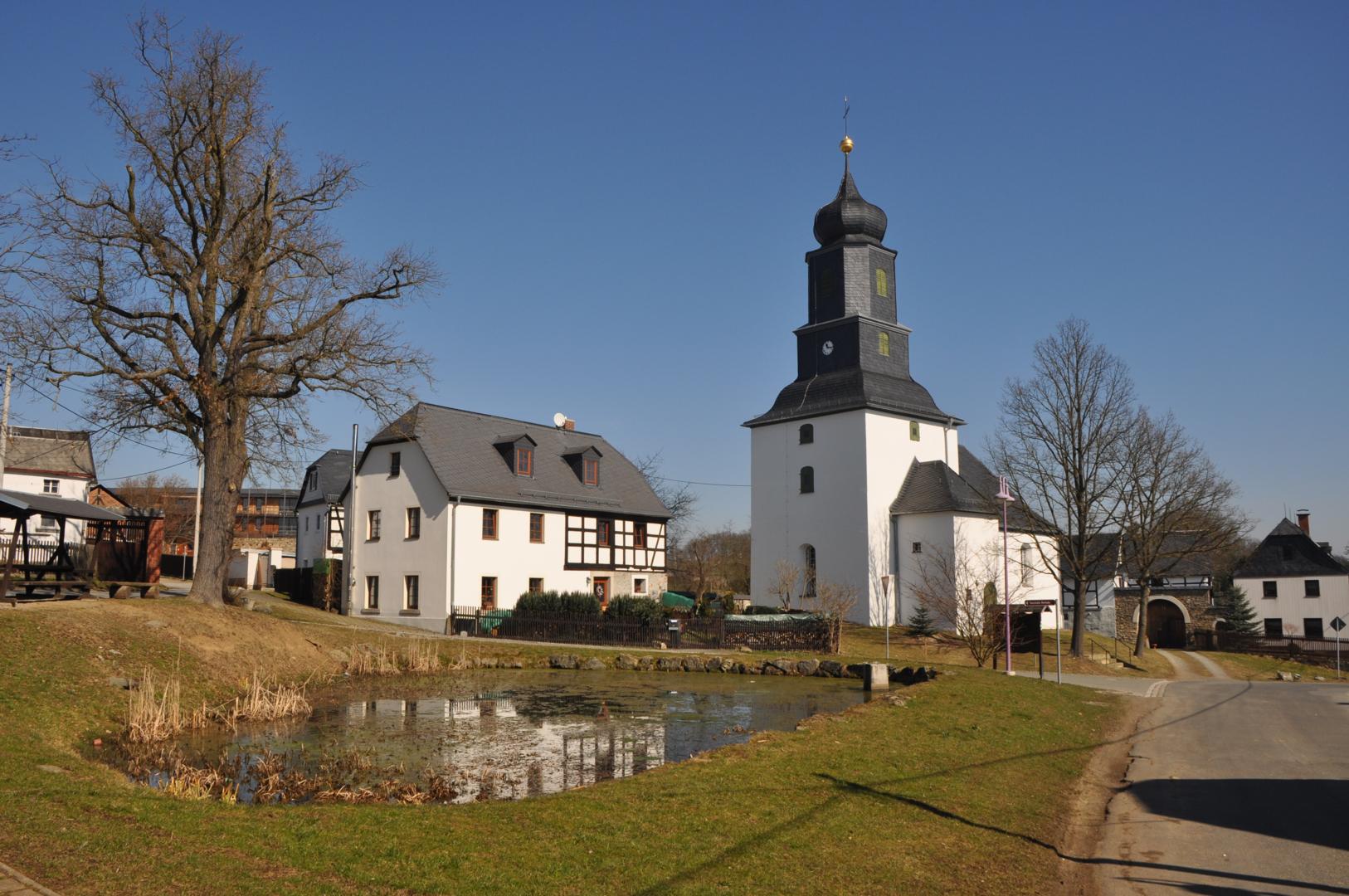 Kirche Steinsdorf bei Plauen – Motiv