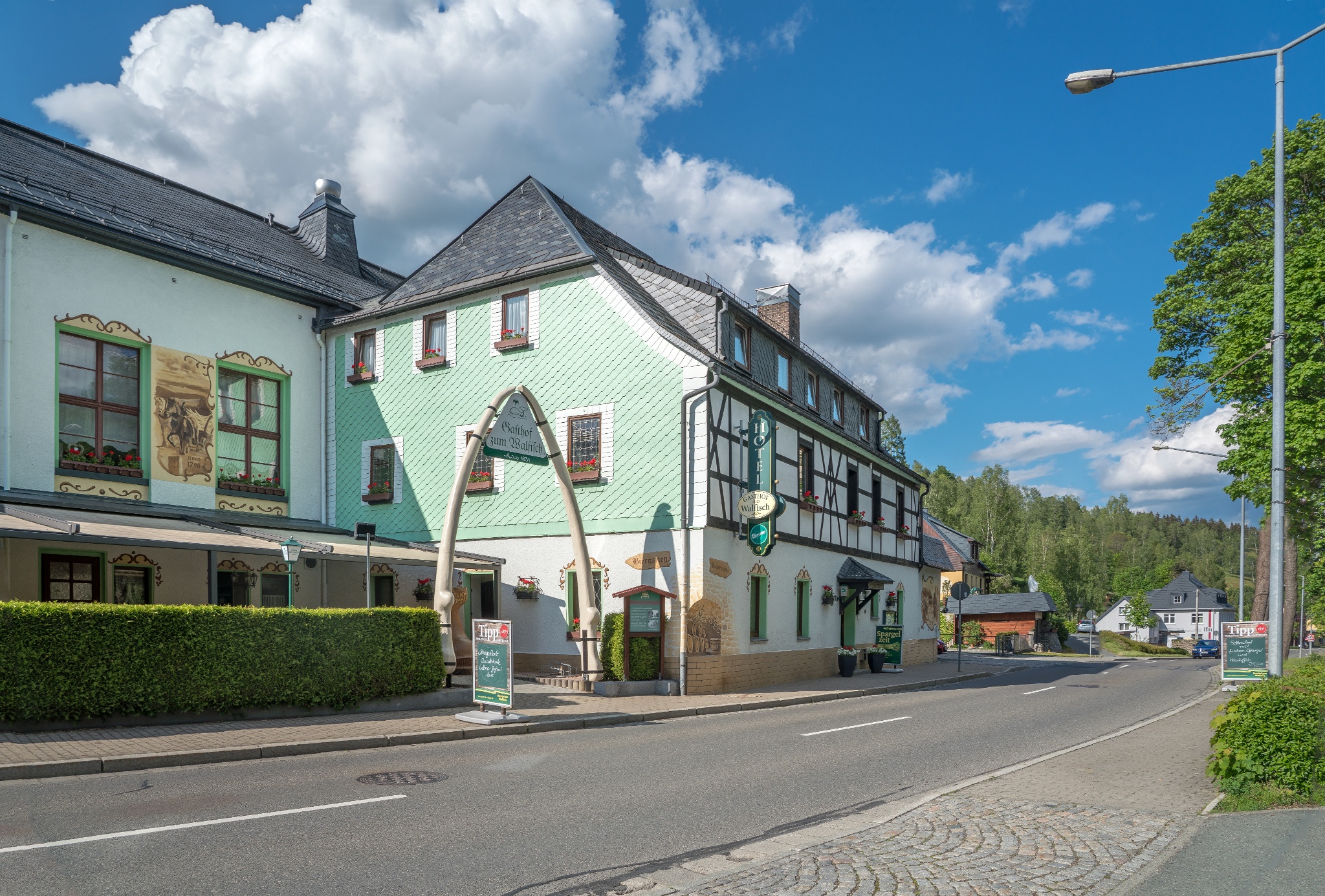 Gasthof „Zum Walfisch“ Zwota – Motiv