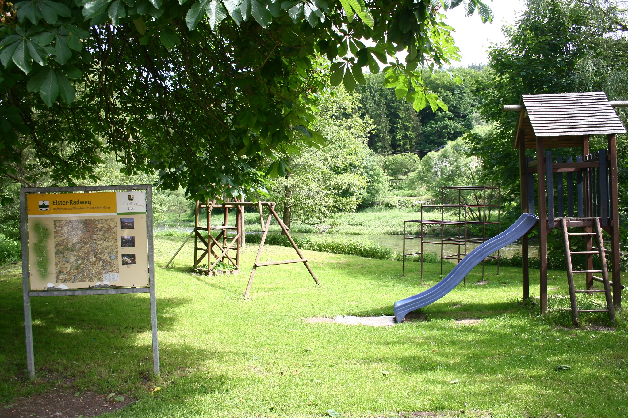 Spielplatz an der Clodramühle – Motiv