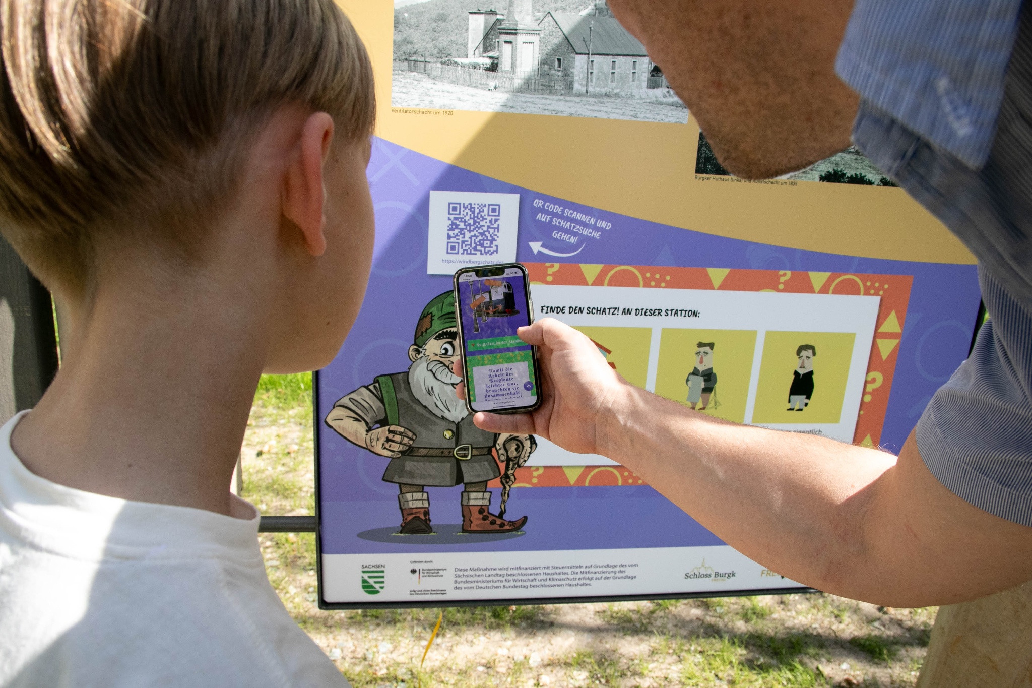Digitaler Steinkohle-Erlebnispfad „Willibalds Windbergschatz“ – Motiv