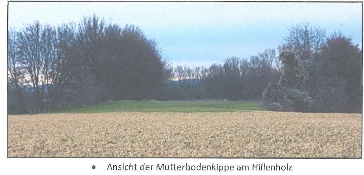 Mutterbodenkippe am Hillenholz