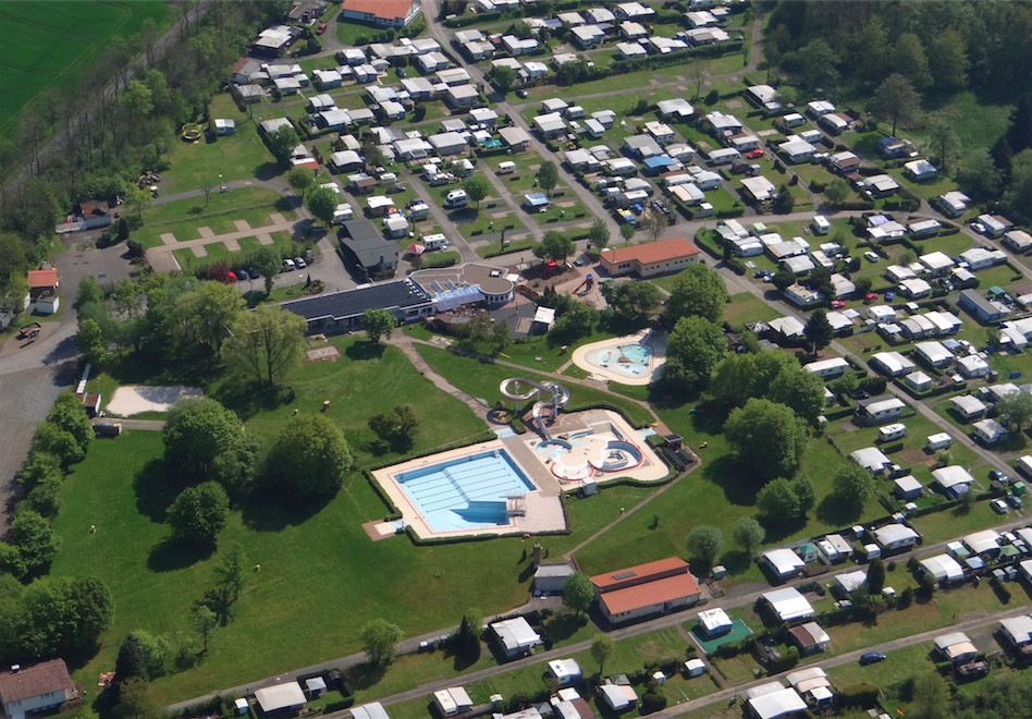 Luftbild Campingplatz Dransfeld