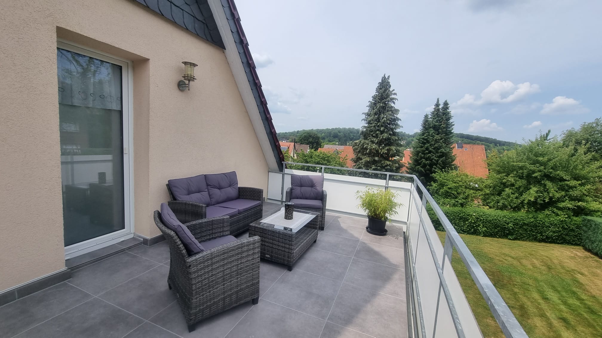 Ferienwohnung Schorny - Balkon