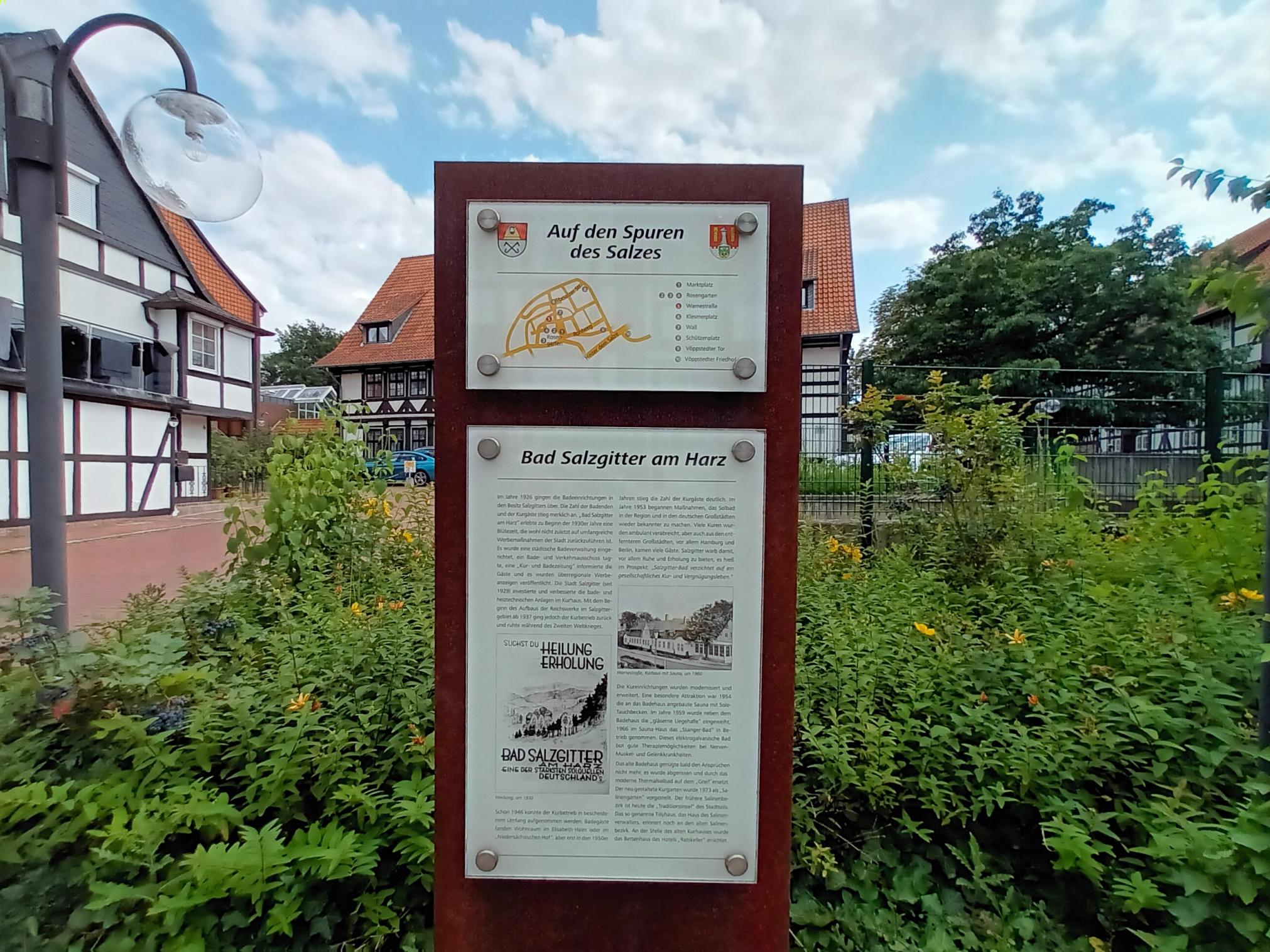 Informationsstele Bad Salzgitter am Harz in Salzgitter-Bad