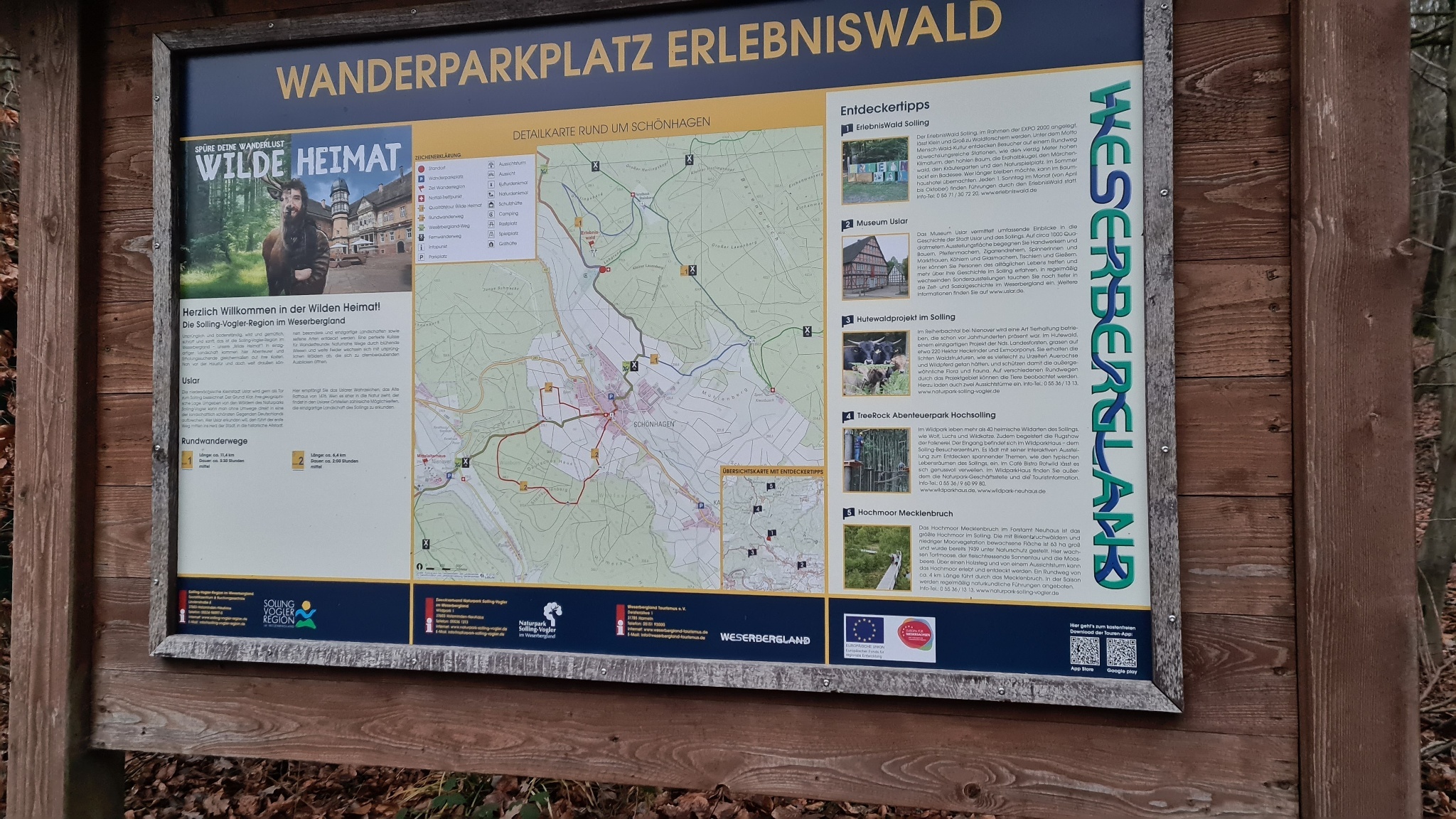 Wanderparkplatz ErlebnisWald Schönhagen