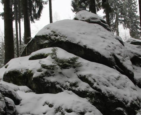 Felsklippen an der Hohen Reuth – Motiv