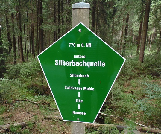 Silberbachquelle in Grünbach Vogtland OT Muldenberg – Motiv