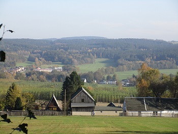 Aussichtsbank am Fuße des Harzberges – Motiv