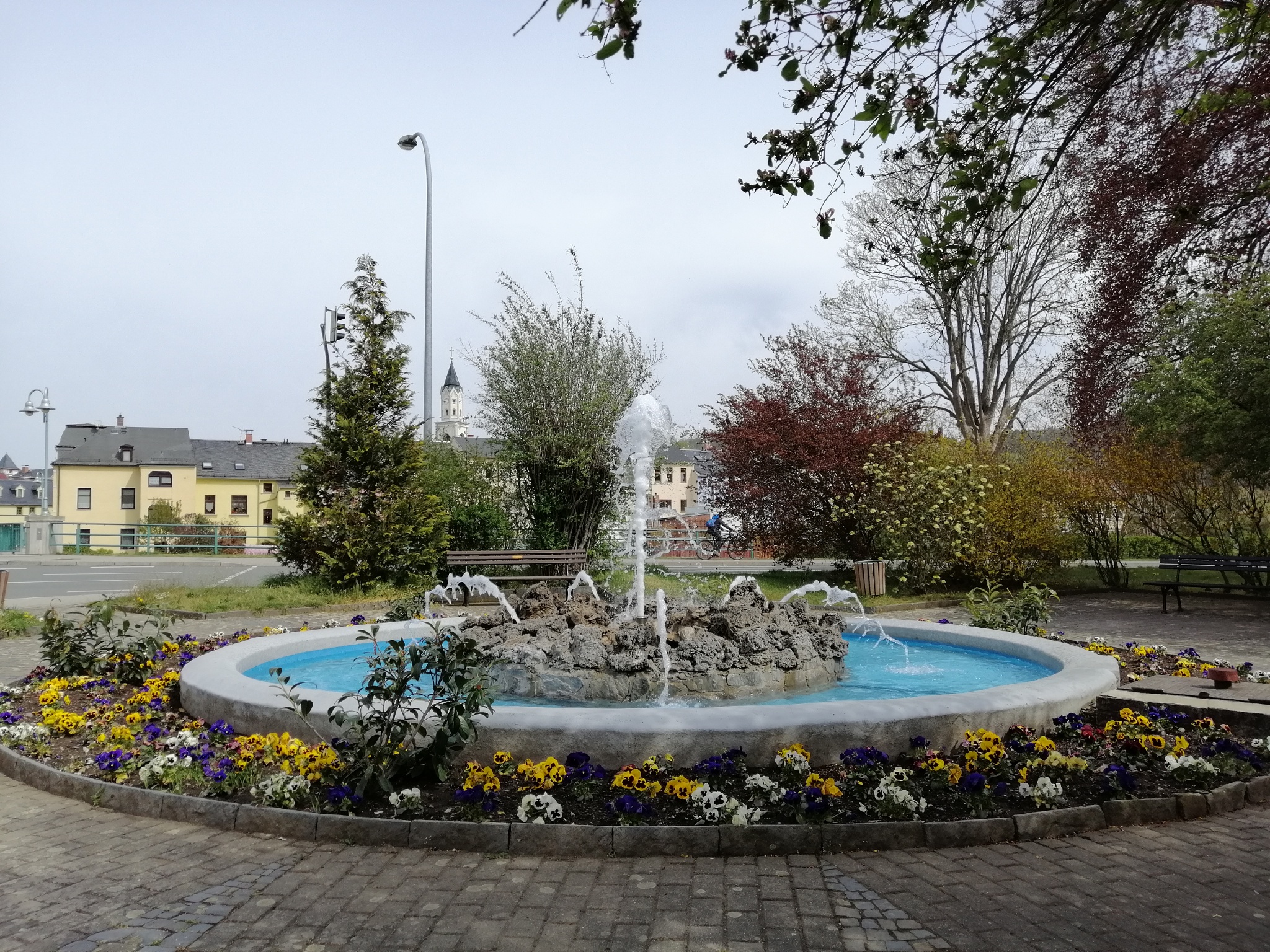 Springbrunnen am Gustav-Voigt-Platz Elsterberg – Motiv