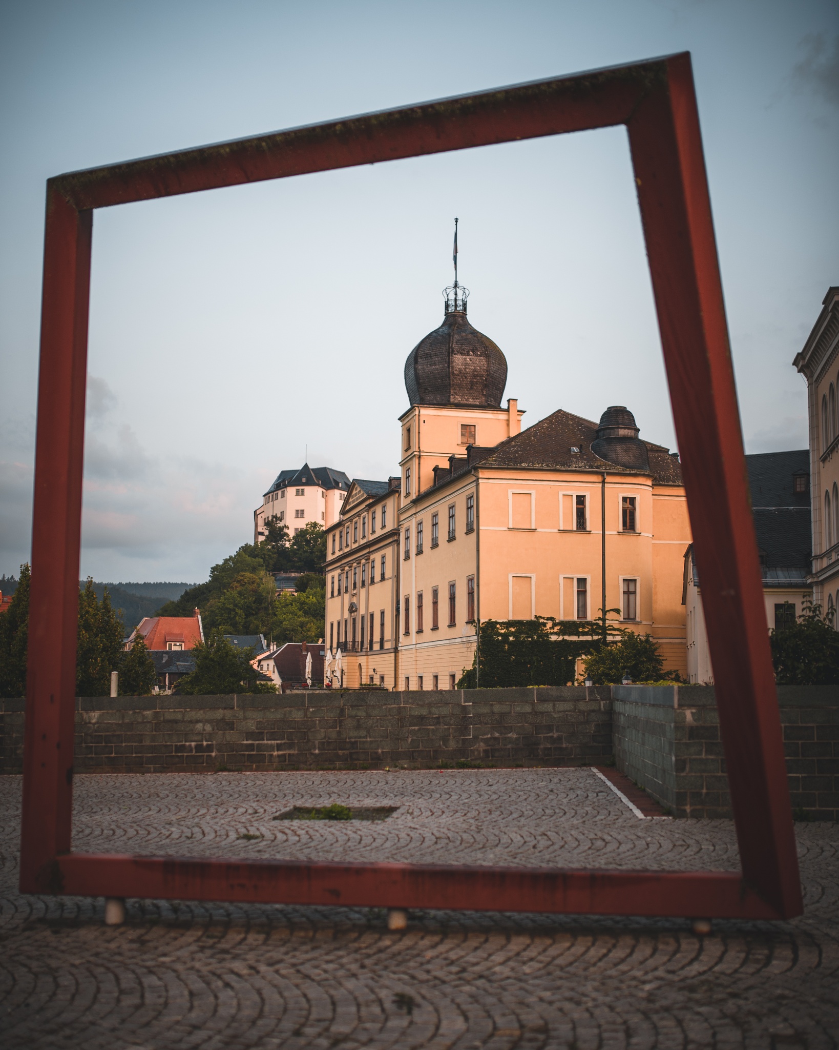 Selfiepoint Greiz Schlösserblick – Motiv