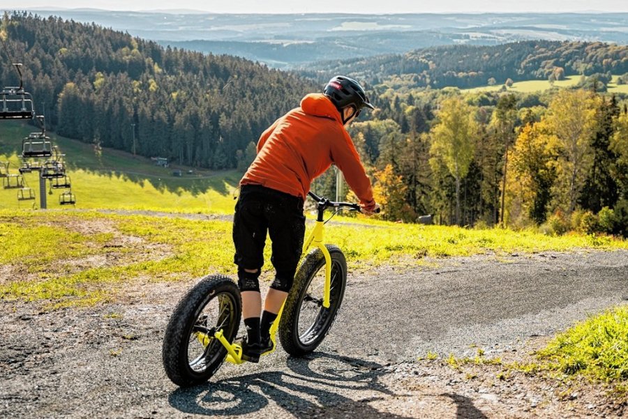 Monsterroller in der Bikewelt Schöneck – Motiv
