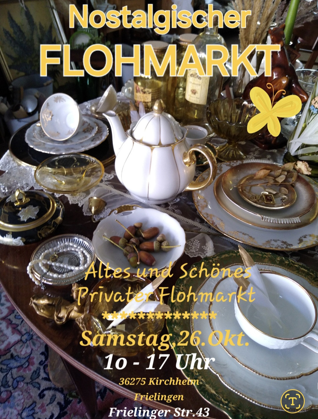Nostalgischer Flohmarkt