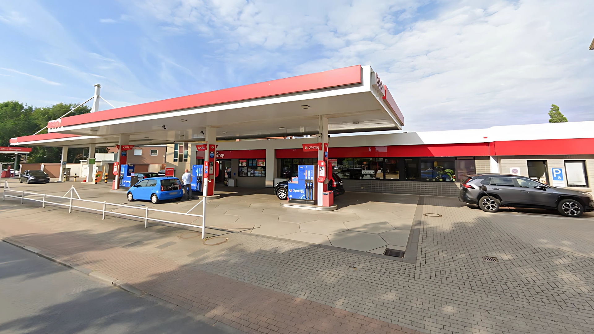 E-Ladestation Esso Tankstelle