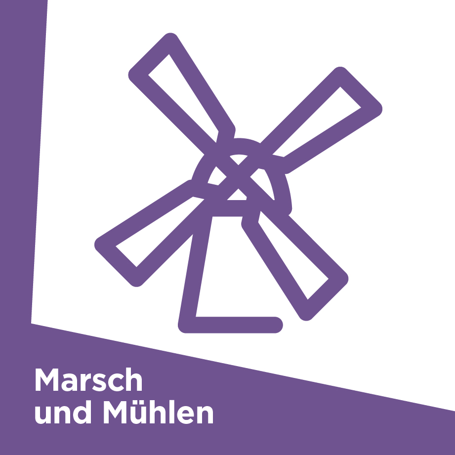 Marsch und Mühlen