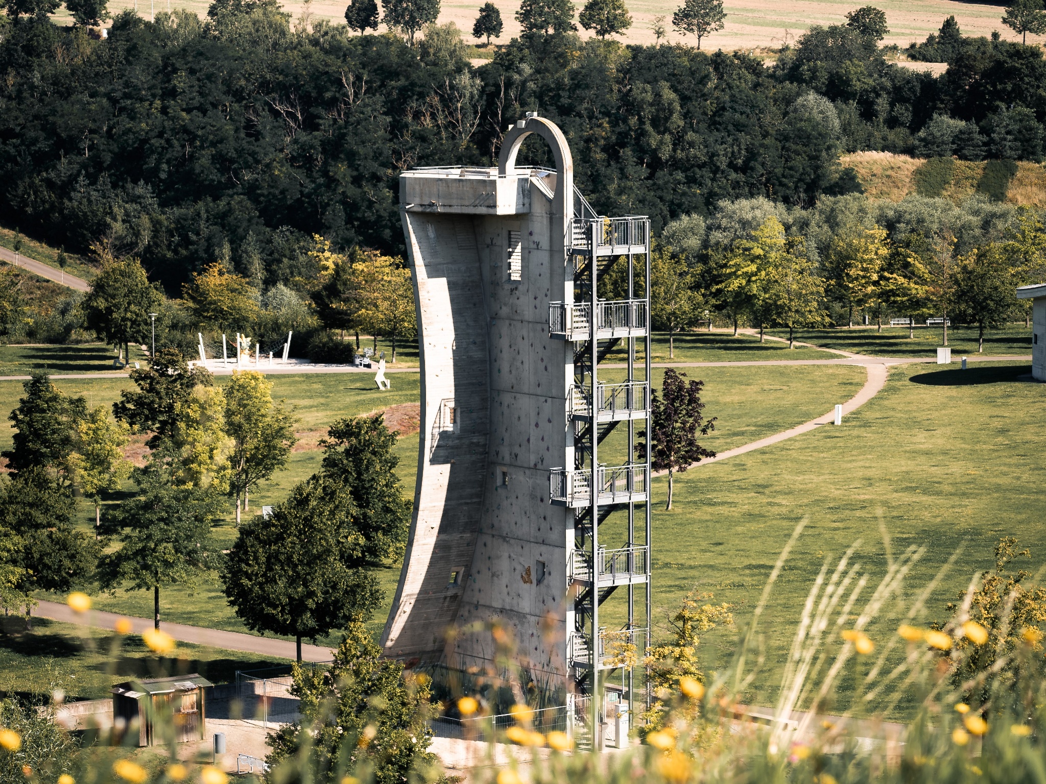 Entdeckerturm in der Neuen Landschaft Ronneburg – Motiv
