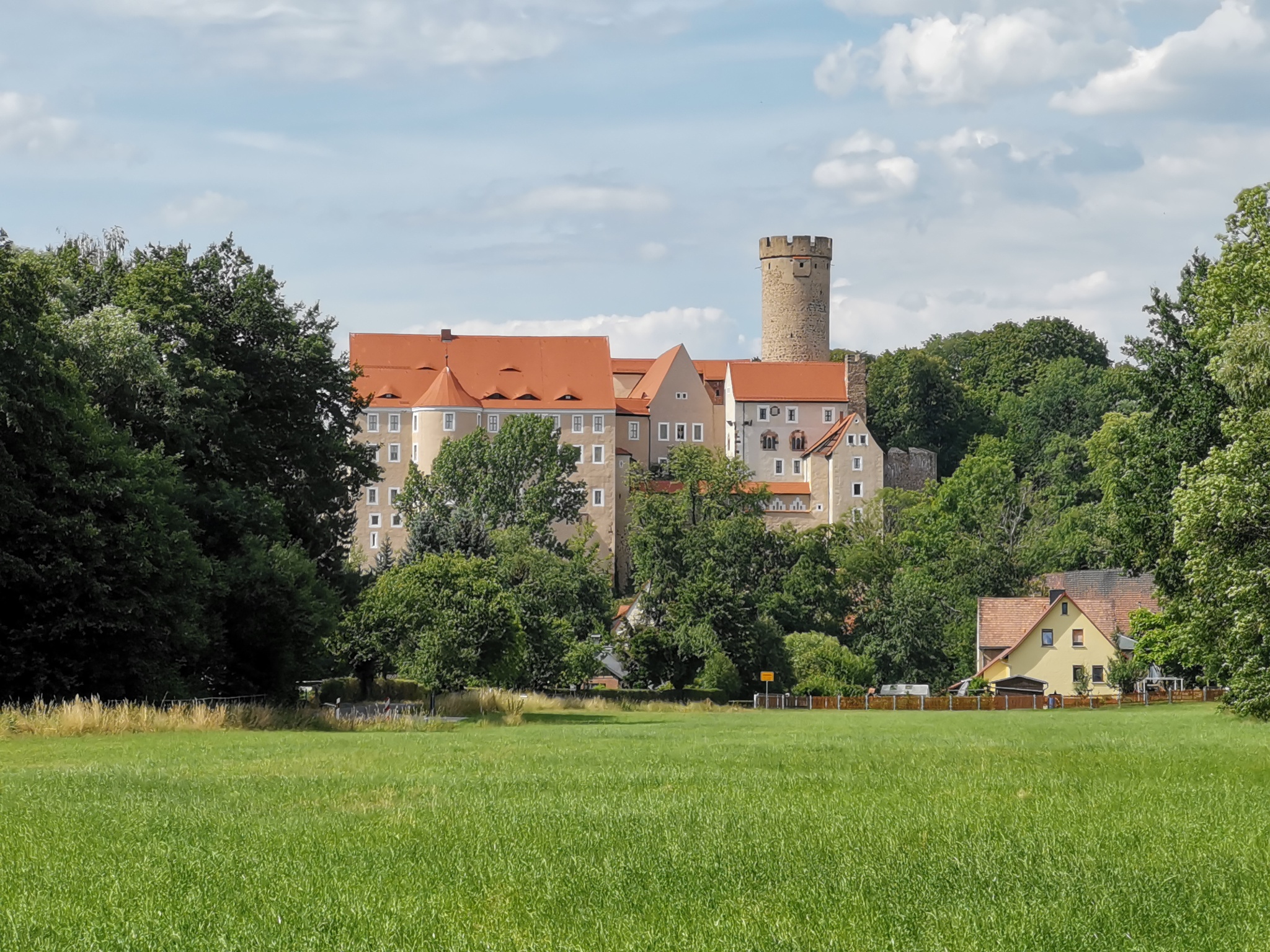 Blick auf Burg Gnandstein – Motiv