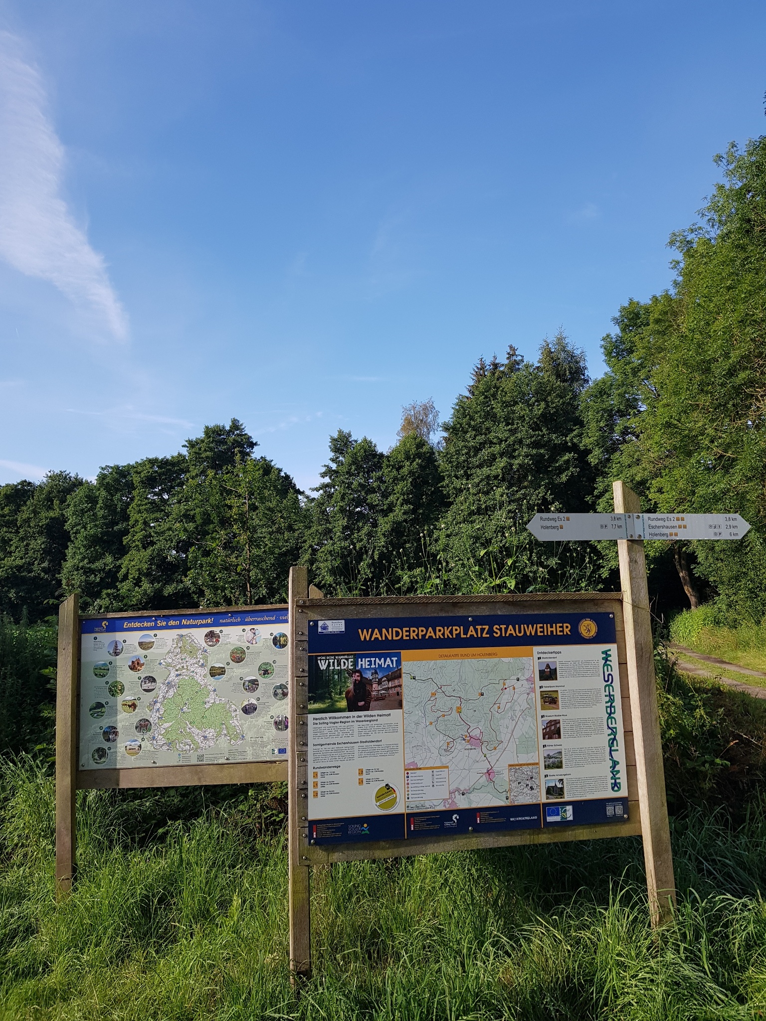 Wanderparkplatz Eschershausen Stauweiher