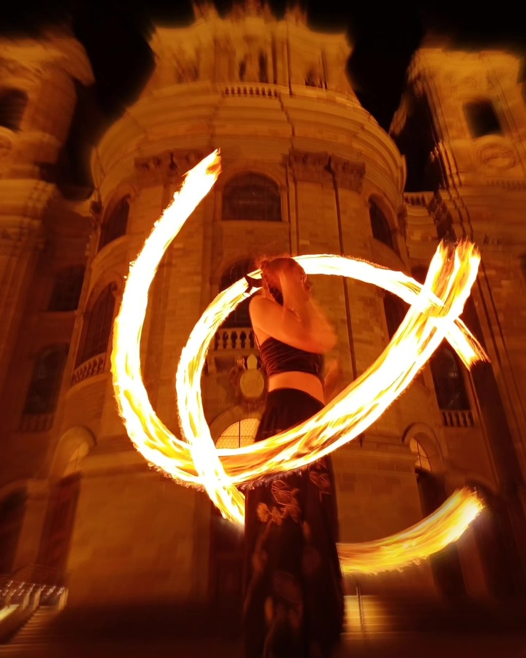Feuershow Unterelchinger Stadelzauber