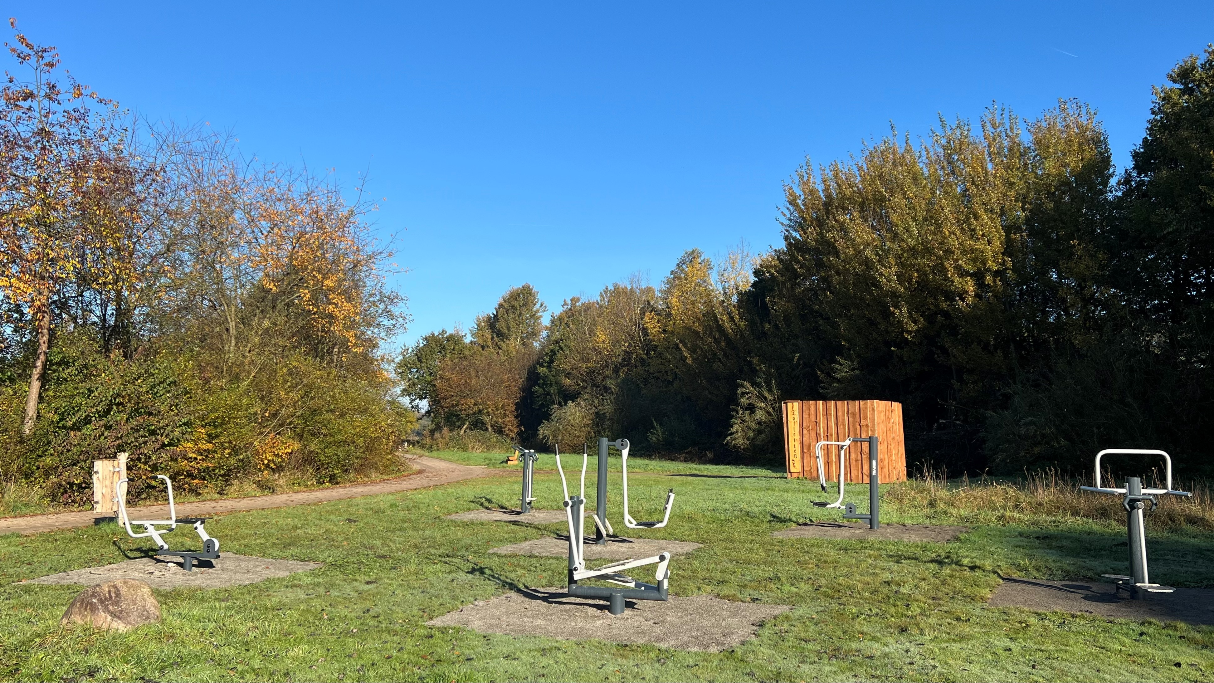 Outdoor-Gym am großen Visselsee
