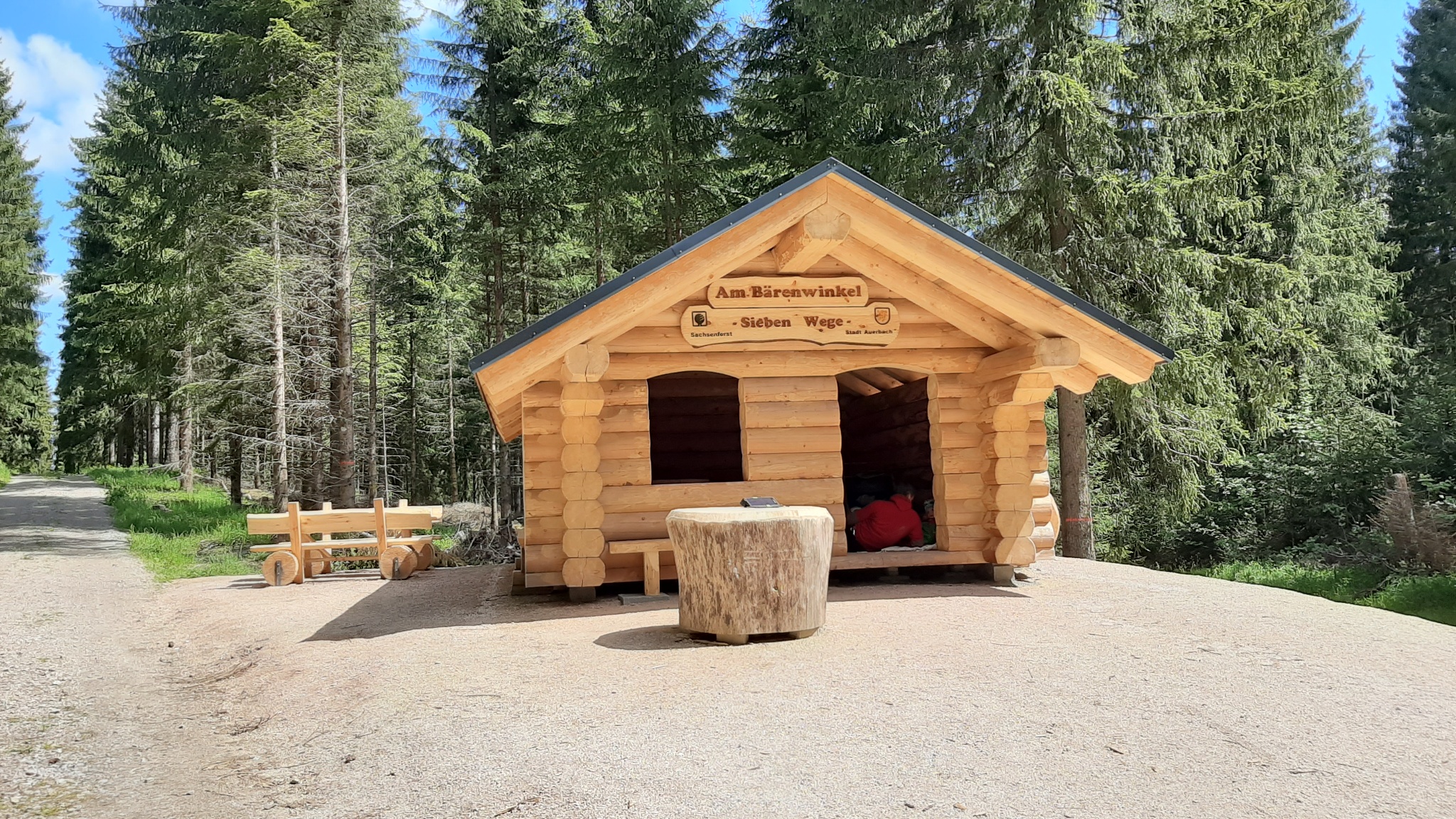 Schutzhütte „Sieben Wege“ am Bärenwinkel – Motiv