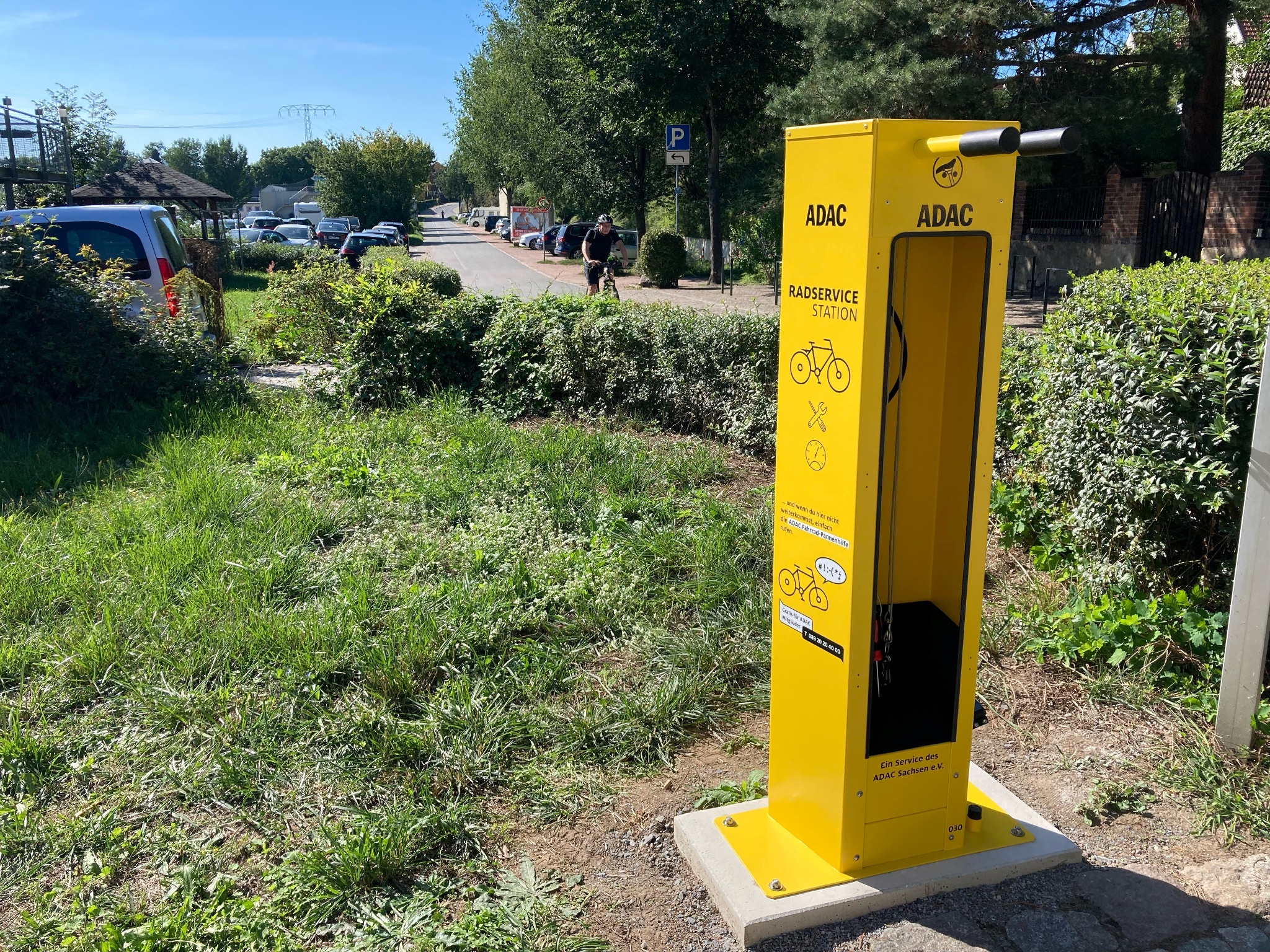 ADAC Radservicestation am Elberadweg – Radebeul – Motiv