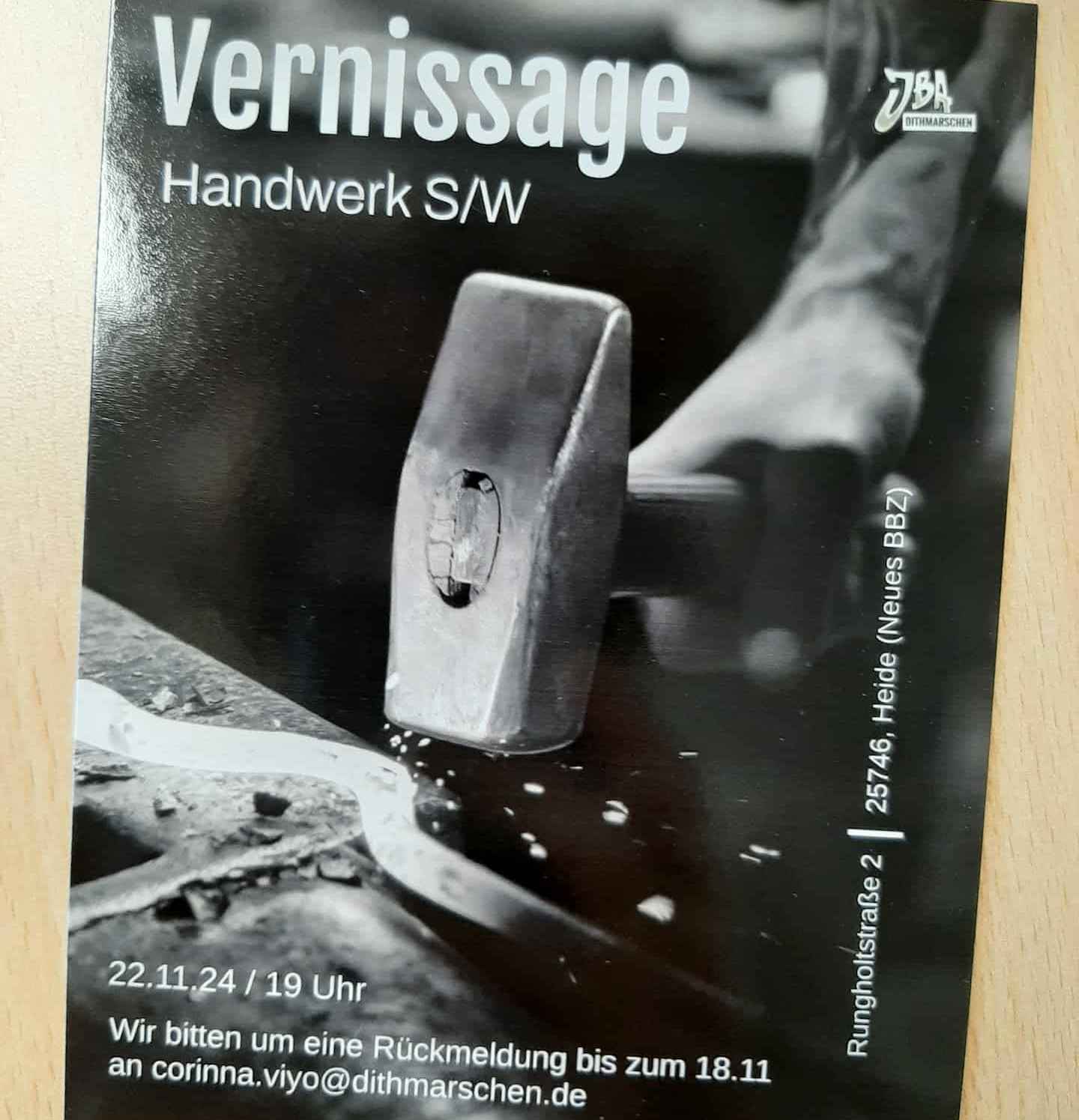 Eröffnung Fotoausstellung "Handwerk s/w"