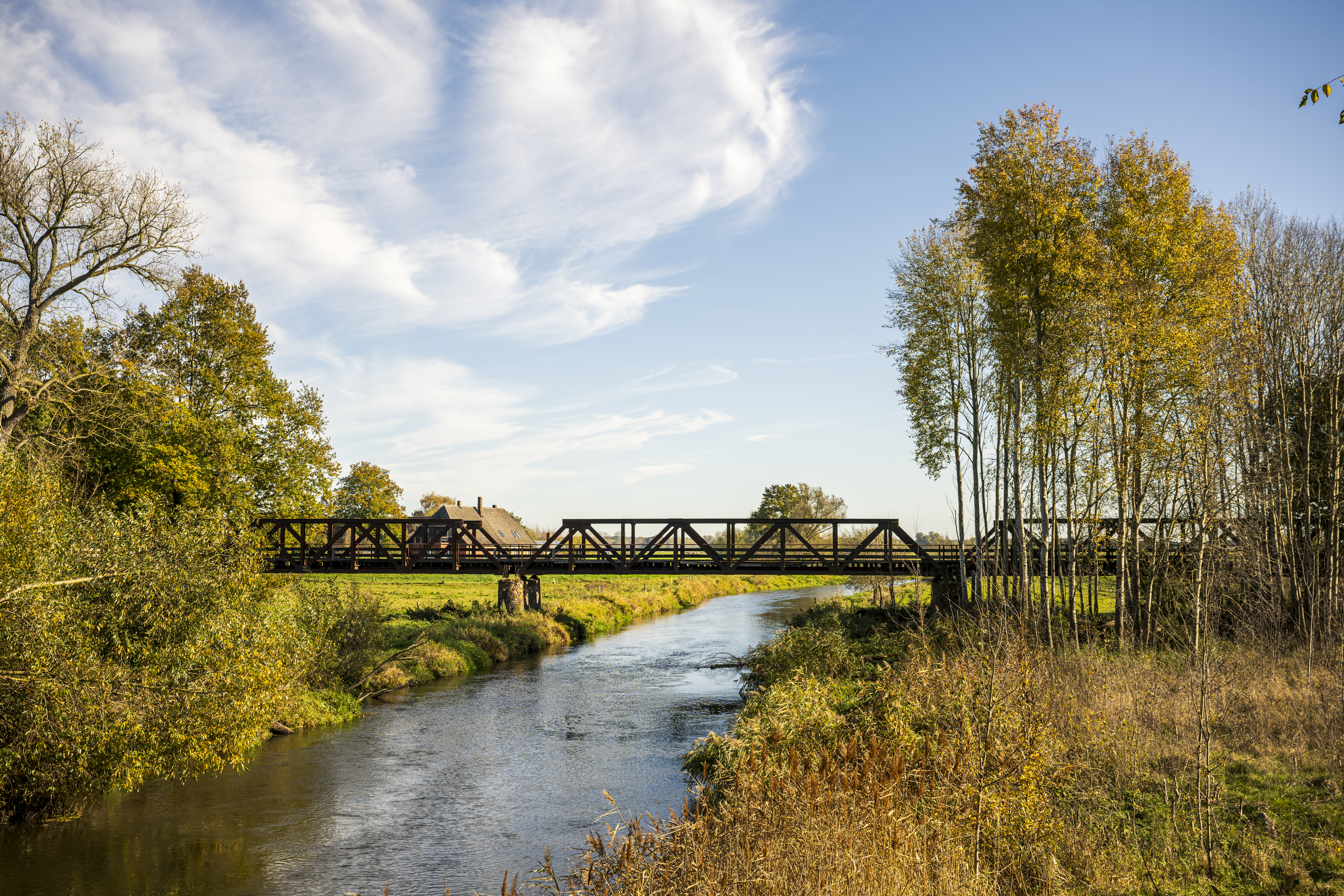 Eisenbahnbrücke in Preten
