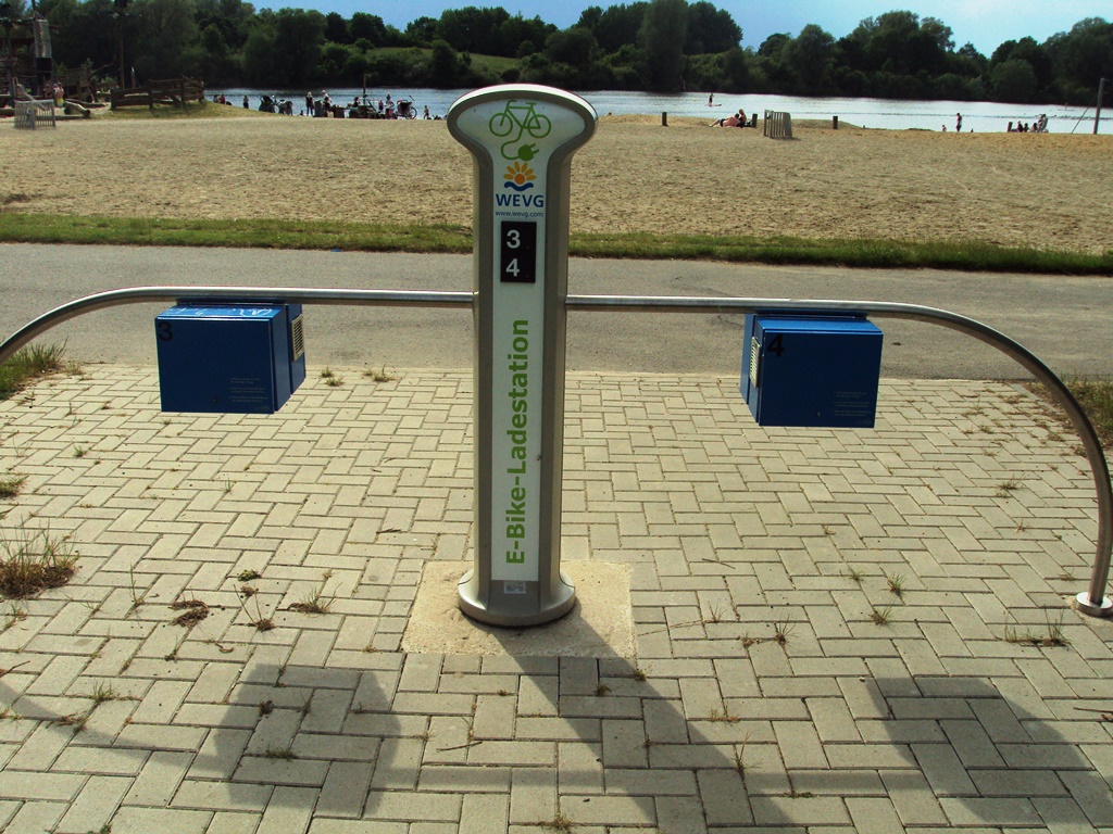E-Bike-Ladestation am Salzgittersee
