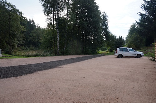 Parkplatz Ellefeld Erbwaldweg an der Roten Göltzsch – Motiv