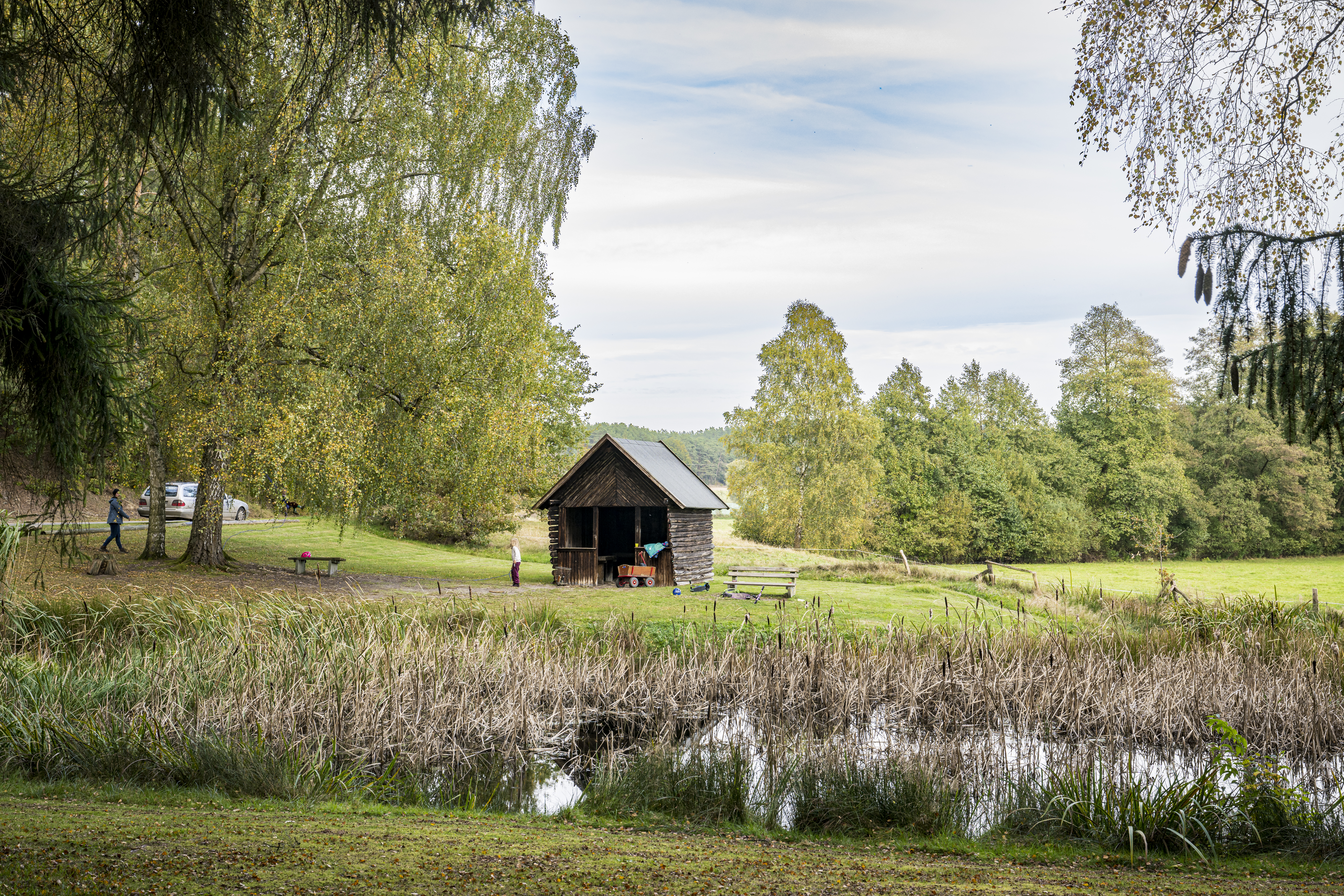 Teich mit Rastplatz in Nieperfitz