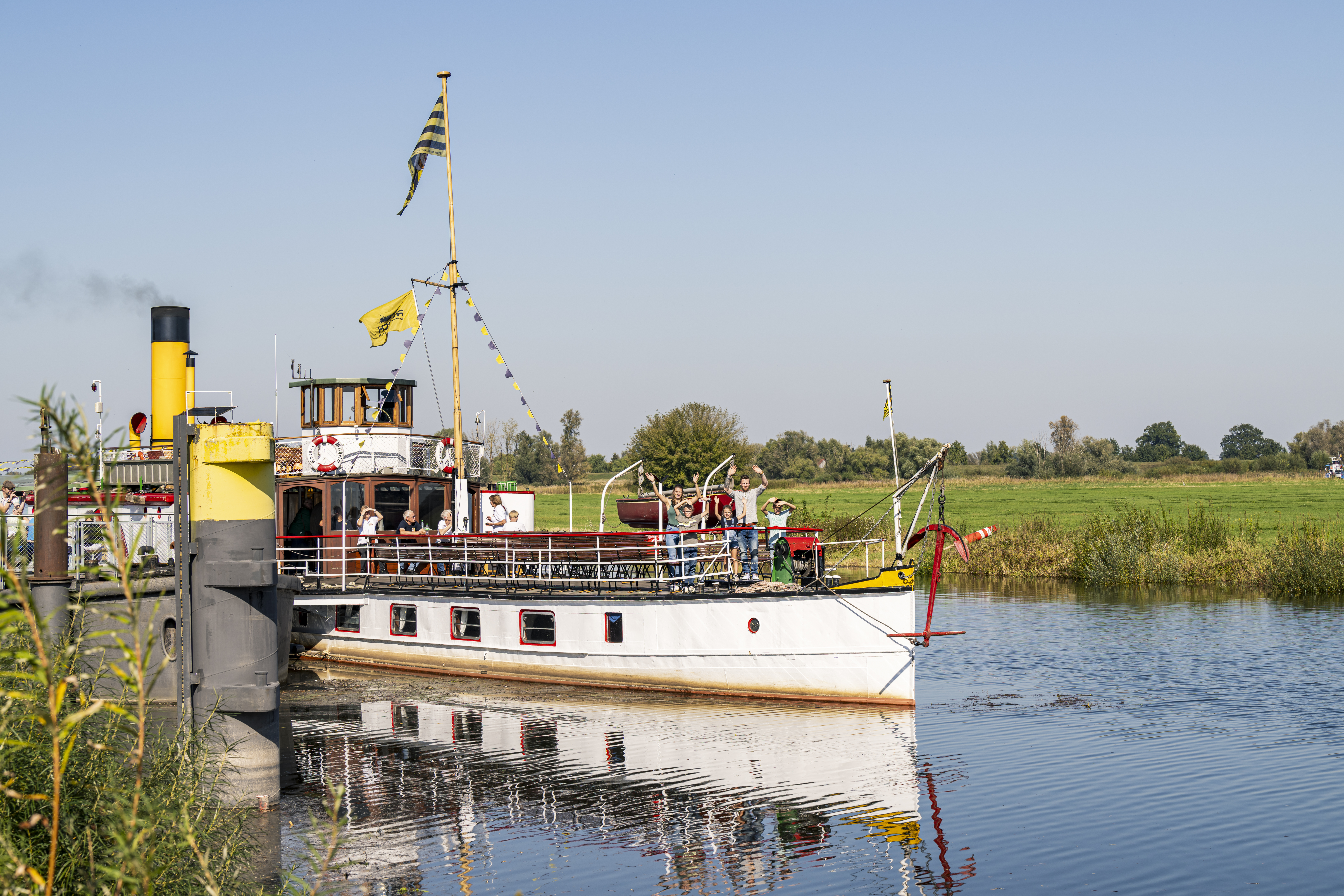 Anleger Raddampfer Kaiser Wilhelm in Bleckede