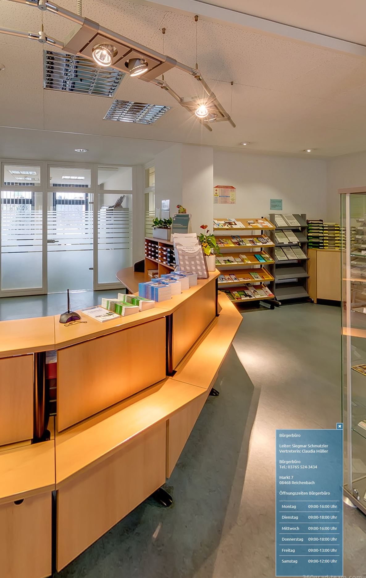 Tourist-Information im Bürgerbüro Reichenbach – Motiv