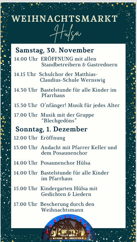 Weihnachtsmarkt Hülsa