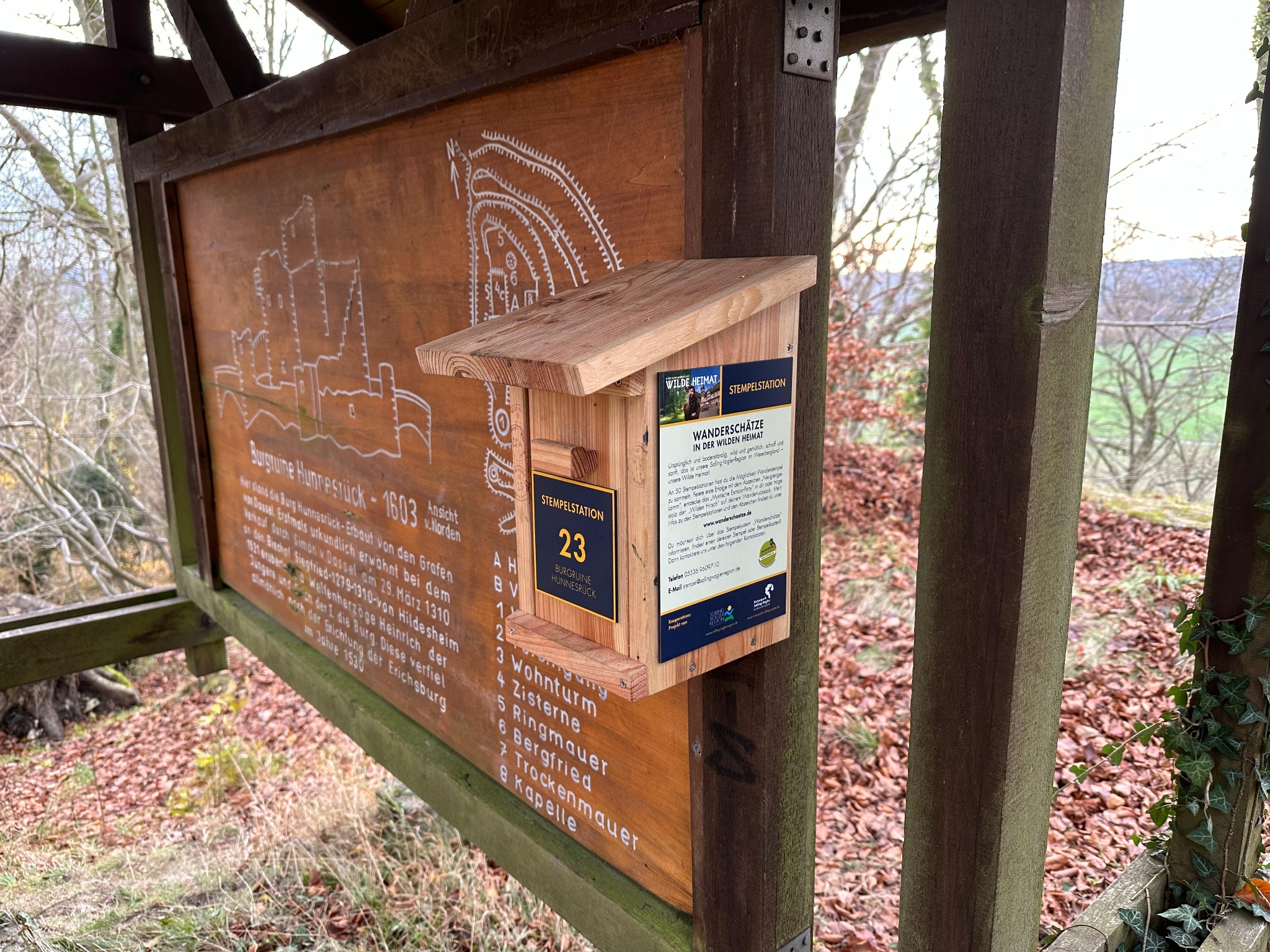 WS Stempelstation 23: Burgruine Hunnesrück