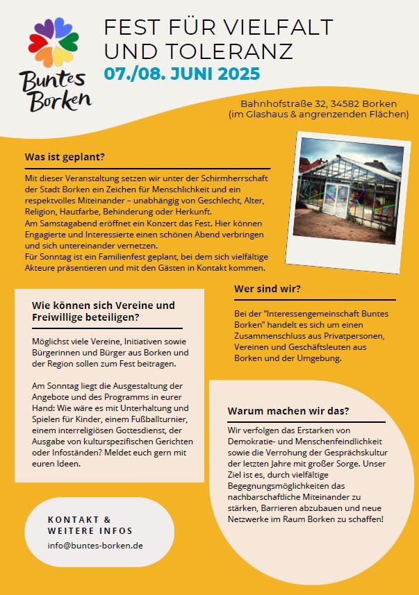 Plakat Buntes Borken