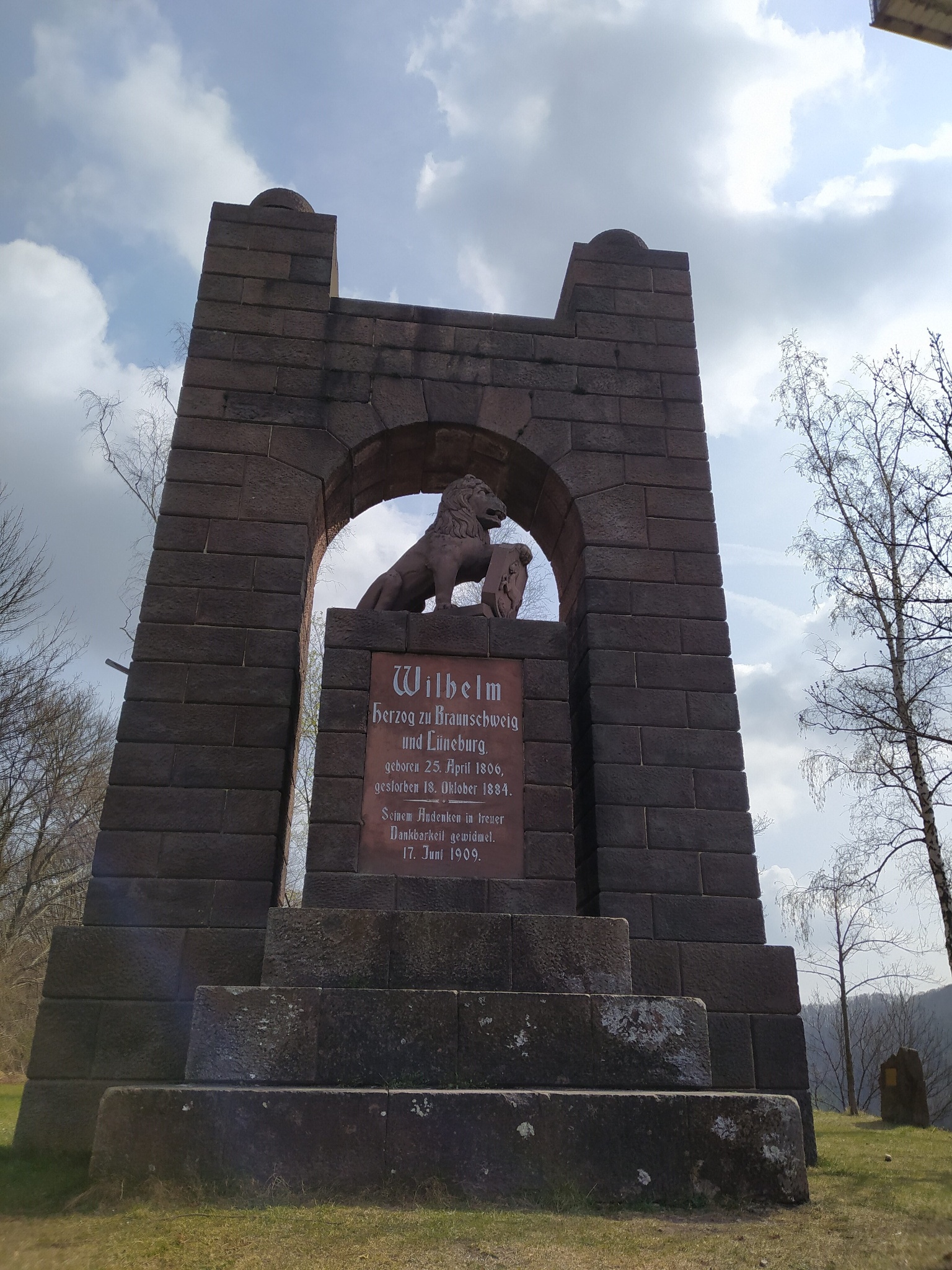 Herzog-Wilhelm-Denkmal in Rühle