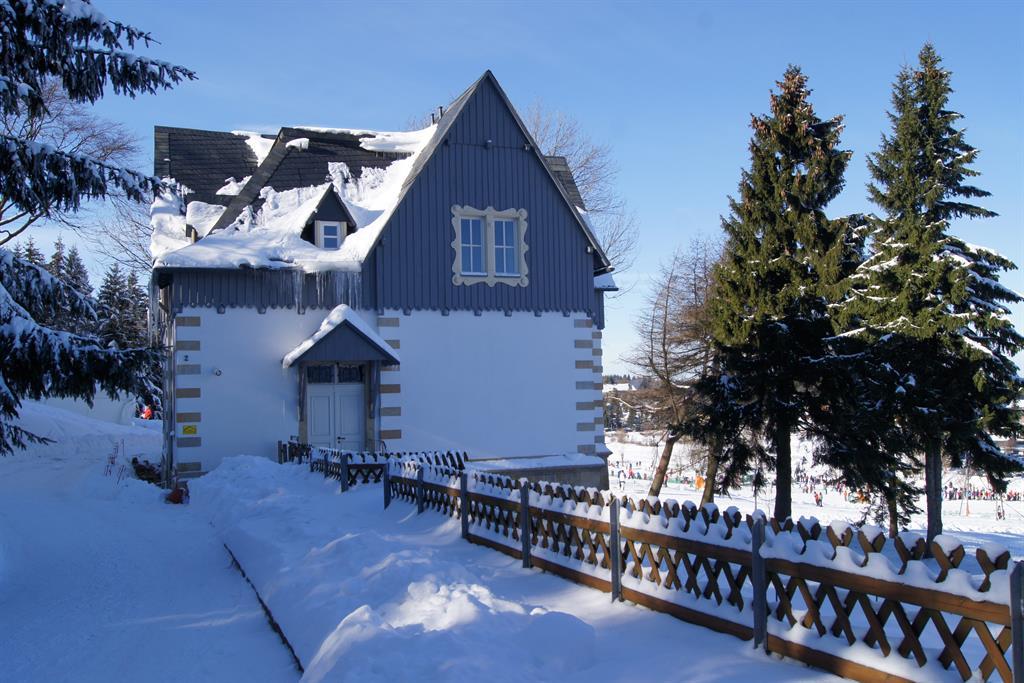 Die Villa im Winter
