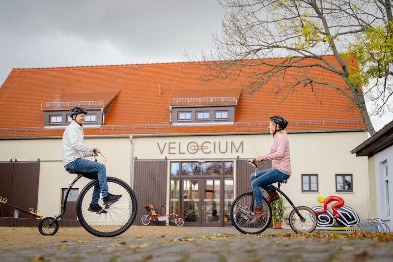 VELOCIUM Weinböhla – Die sächsische Fahrrad-Erlebniswelt – Motiv