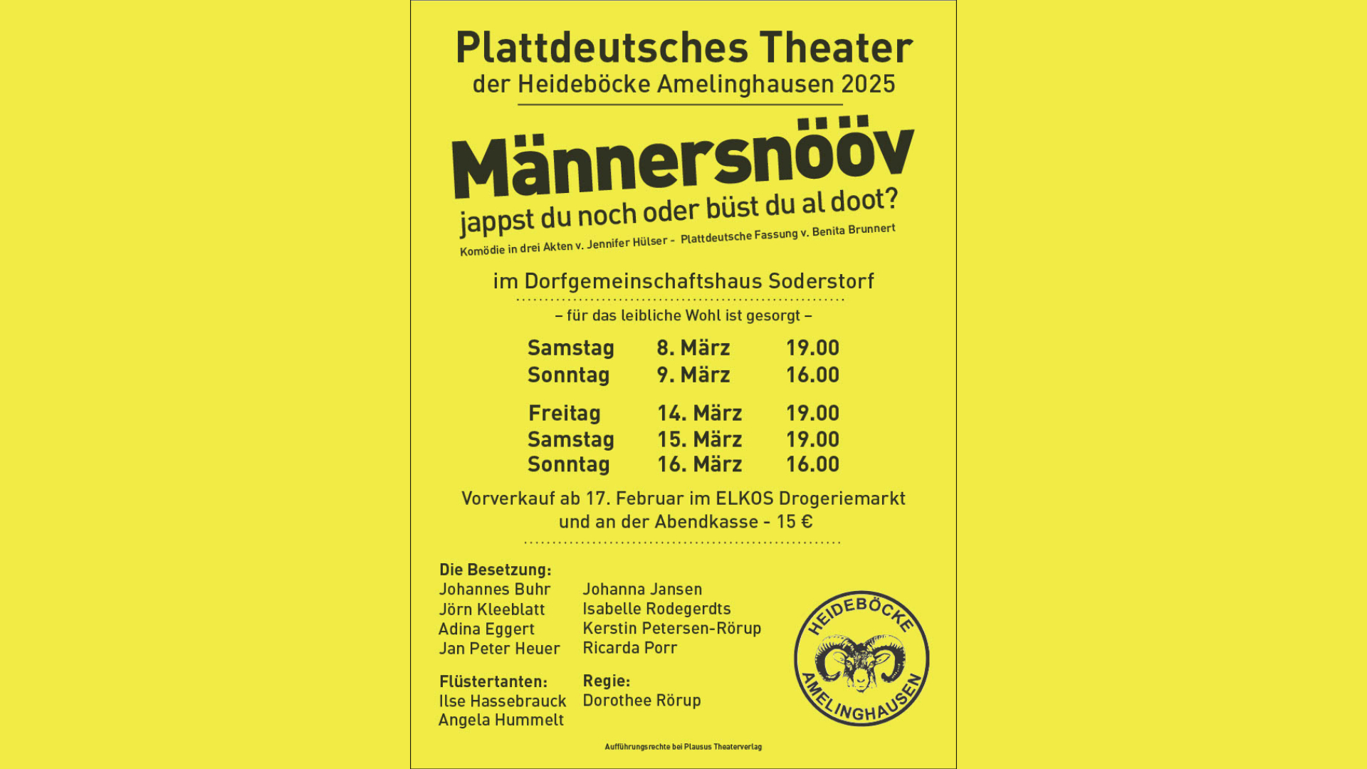 Plattdeutsches Theater der Heideböcke Amelinghausen