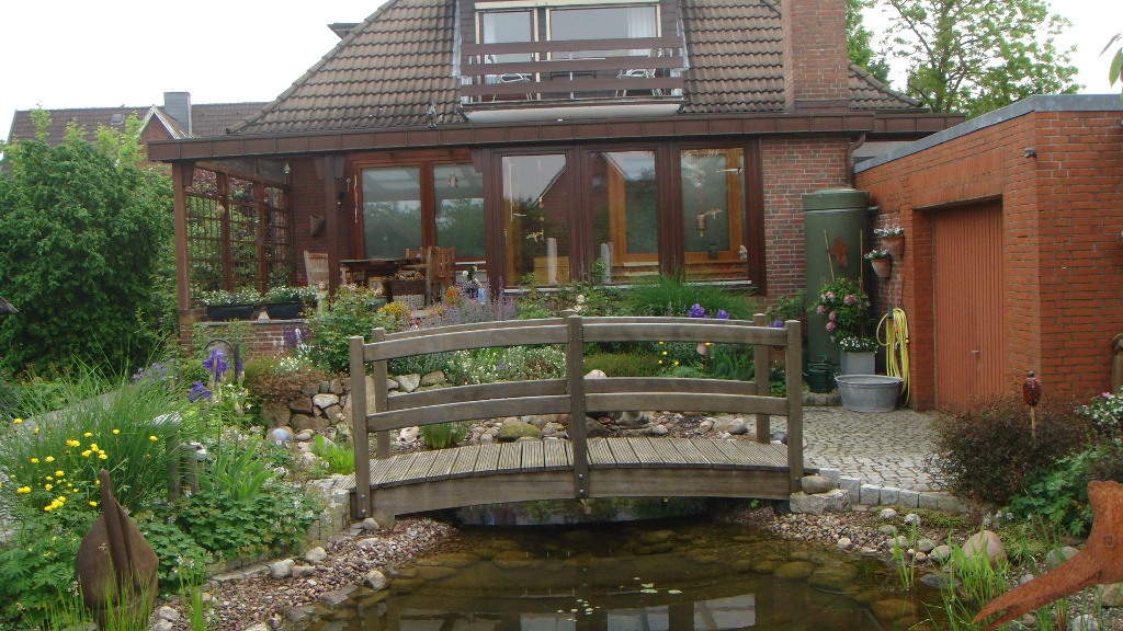 Garten Ferienwohnung Giese in Grünendeich
